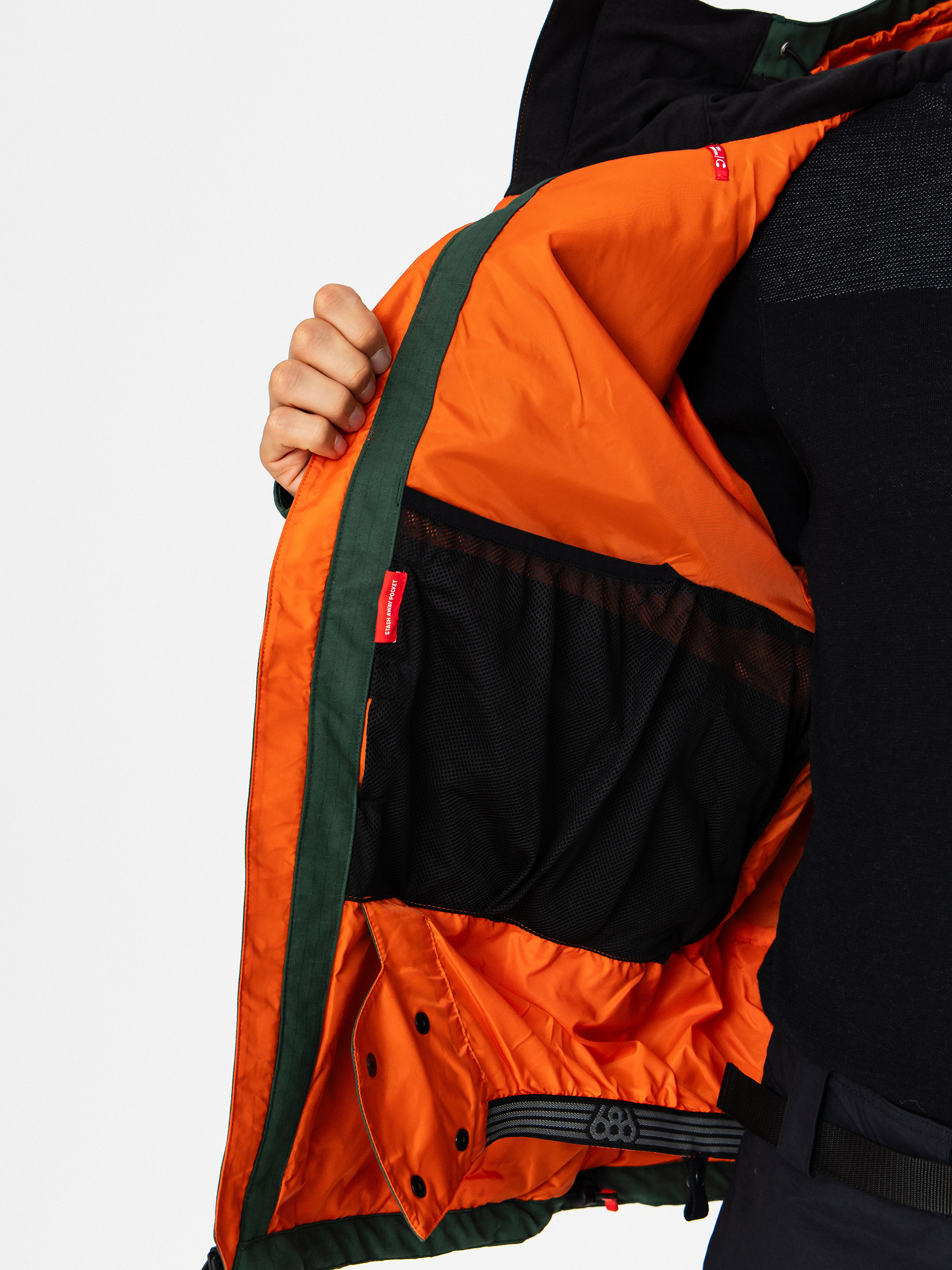 Męska Kurtka snowboardowa 686 Dojo (moss green ripstop)