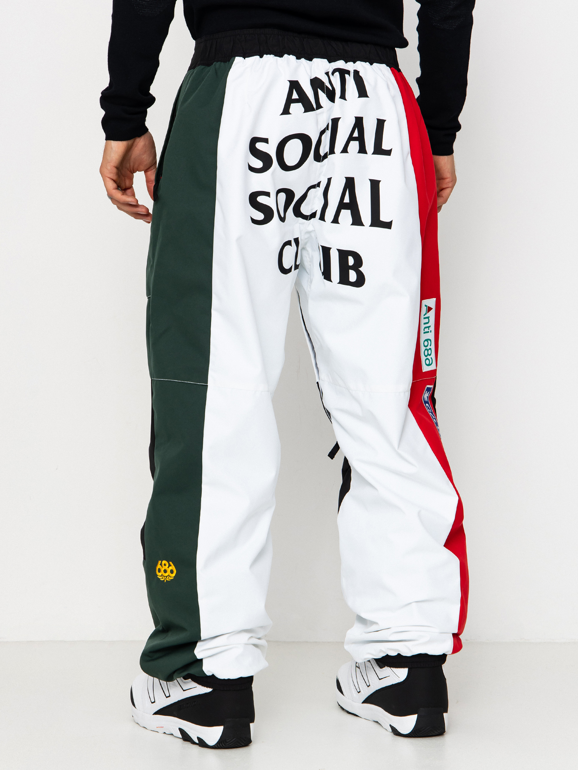 Męskie Spodnie snowboardowe 686 X ASSC F1 (assc white colorblock)