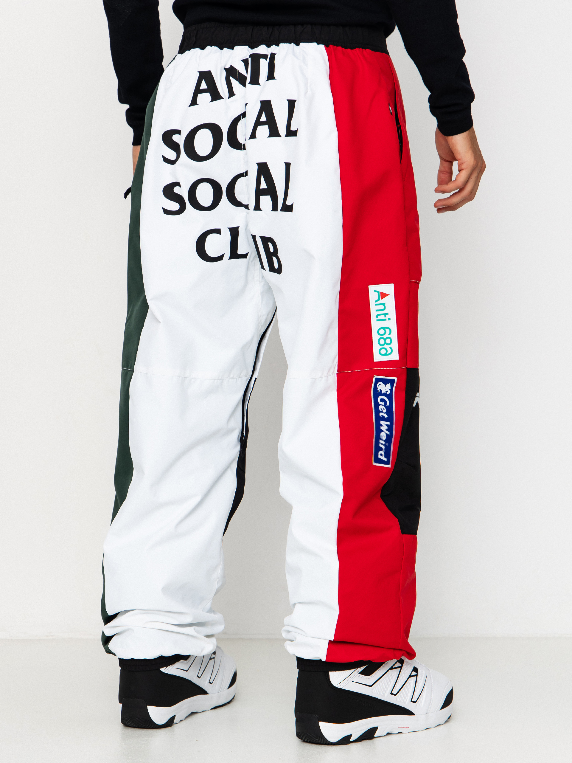 Męskie Spodnie snowboardowe 686 X ASSC F1 (assc white colorblock)