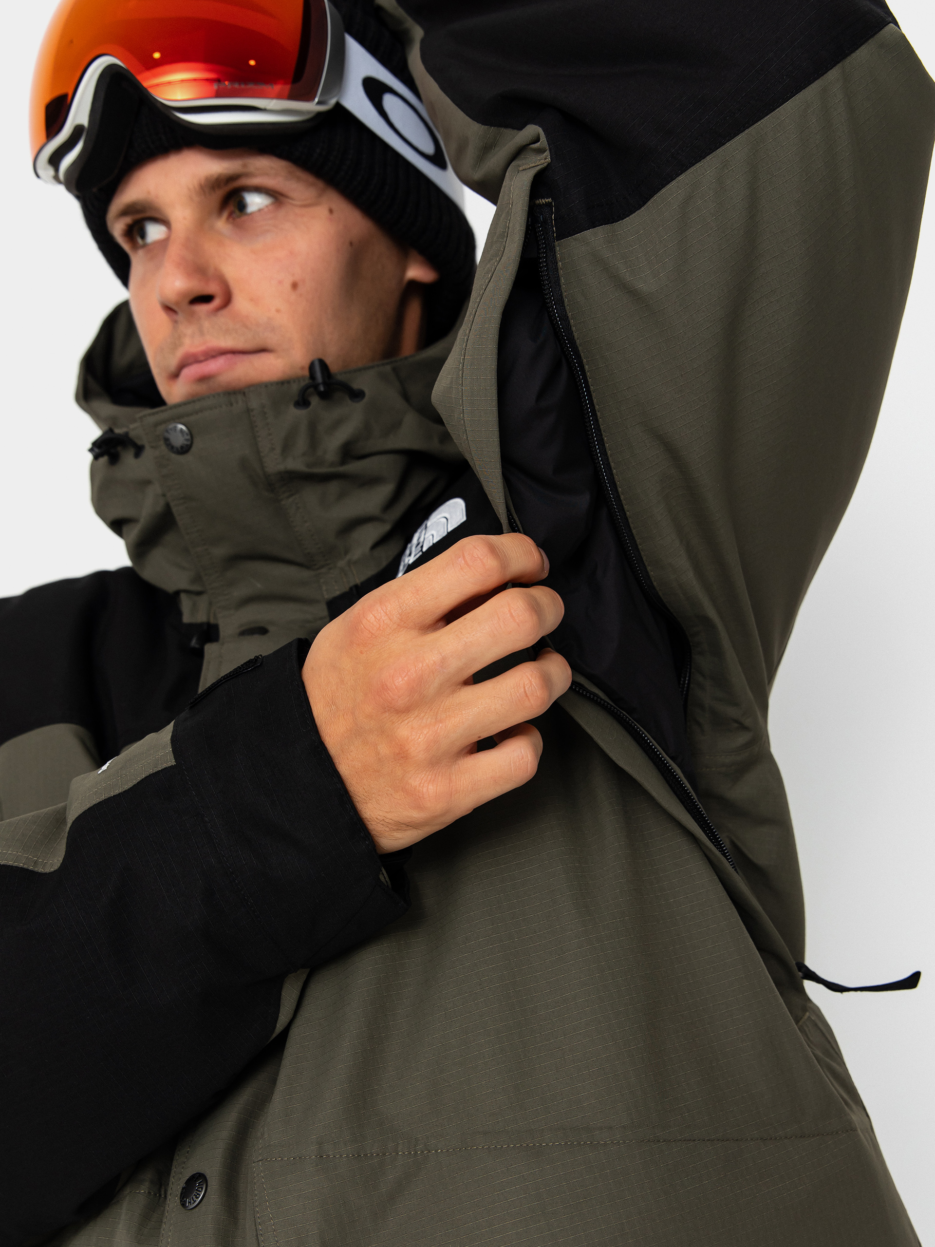 Kurtka The North Face Mountain Down (new taupe green/tnf black)