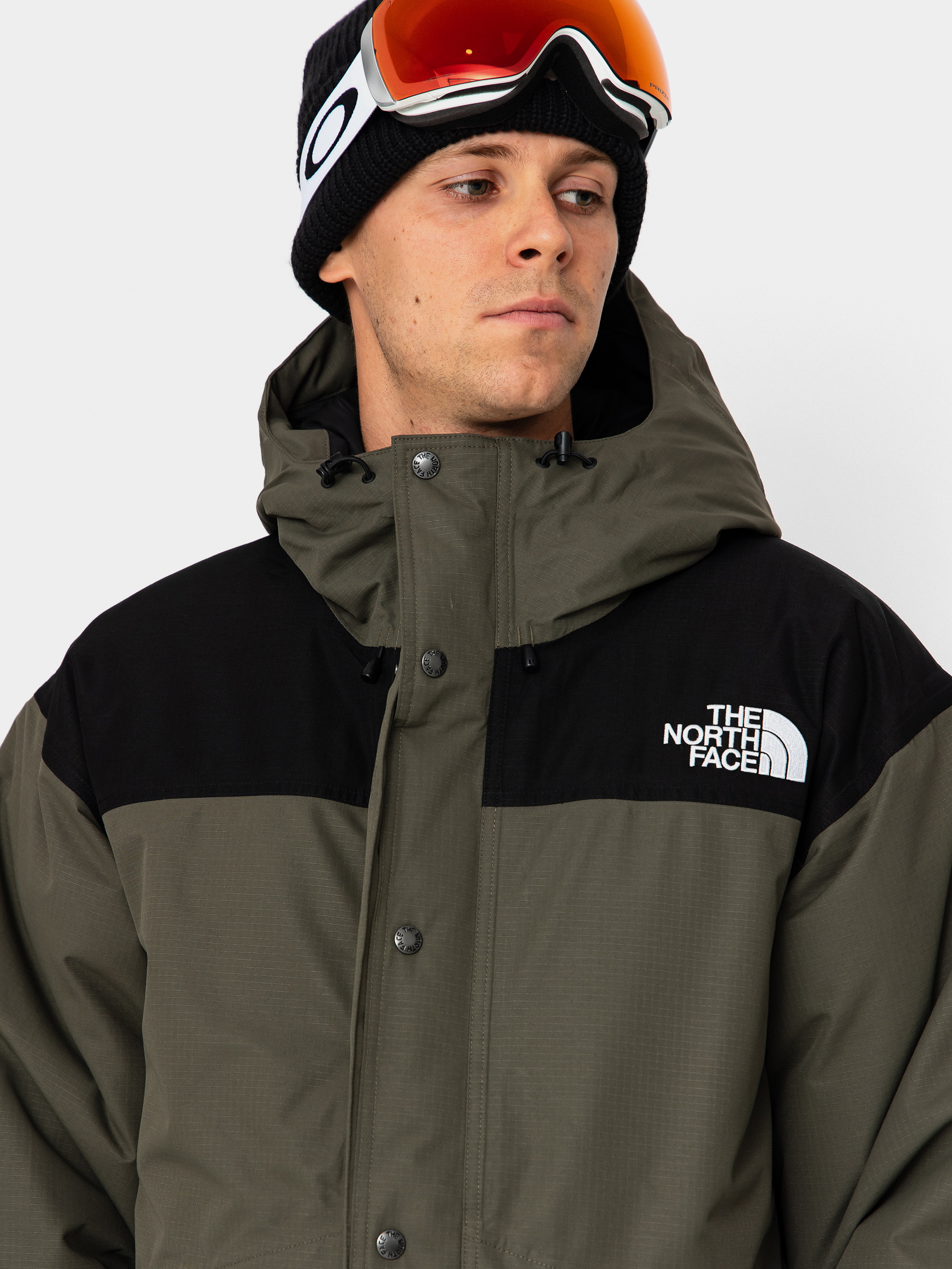 Kurtka The North Face Mountain Down (new taupe green/tnf black)
