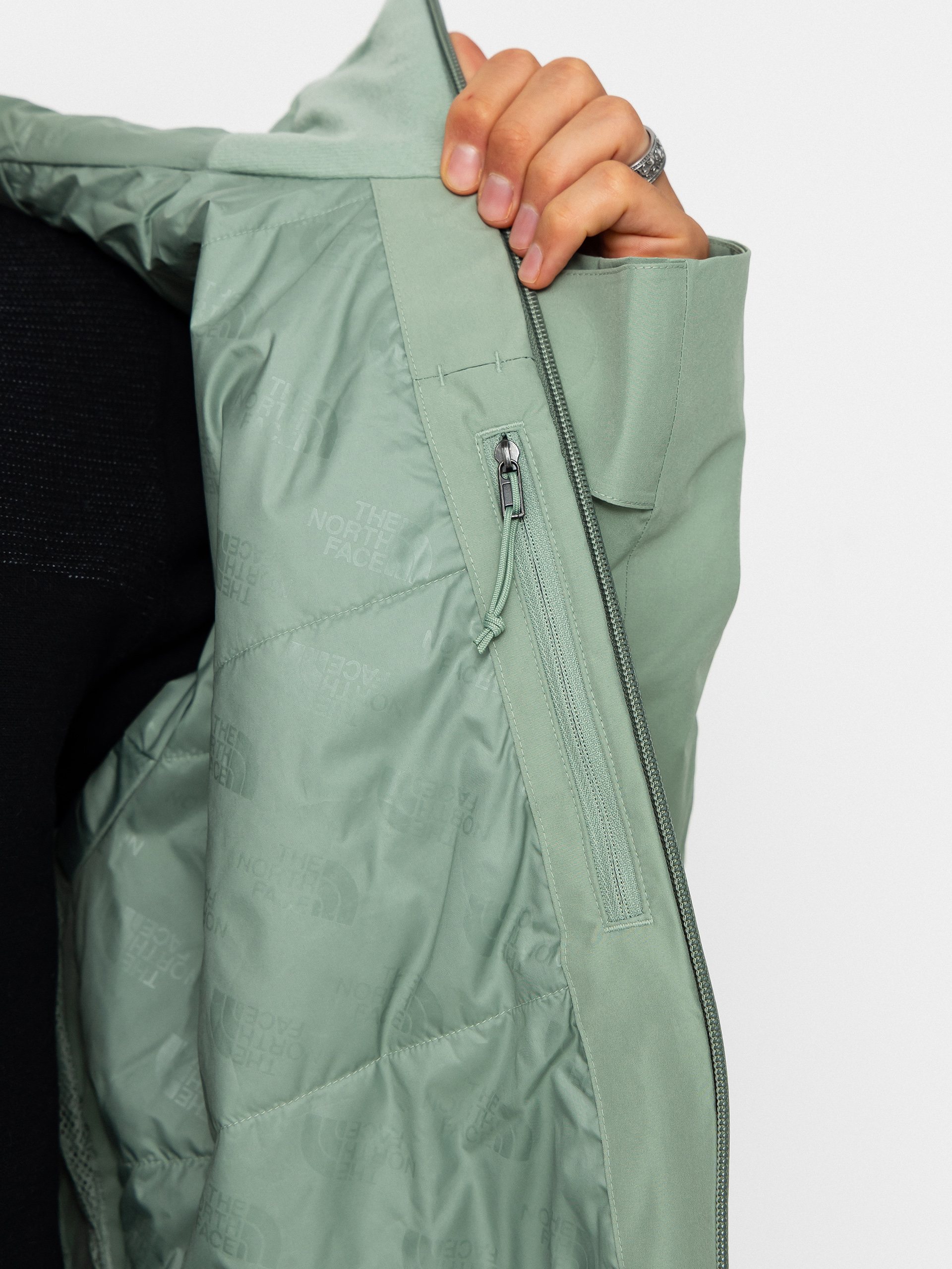 Męska Kurtka snowboardowa The North Face Descendit (slate moss)