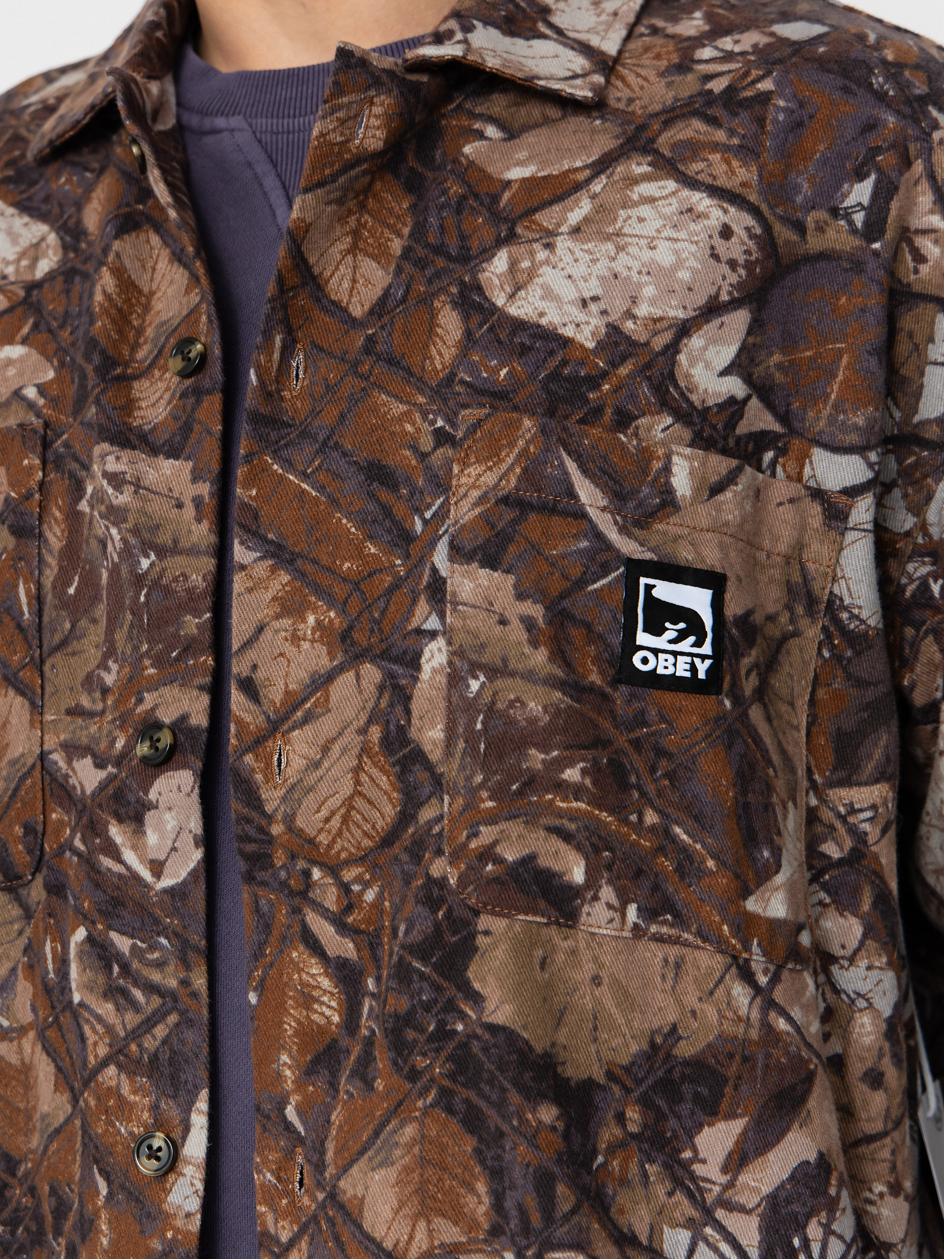 Koszula OBEY Fence Camo (fence camo multi)