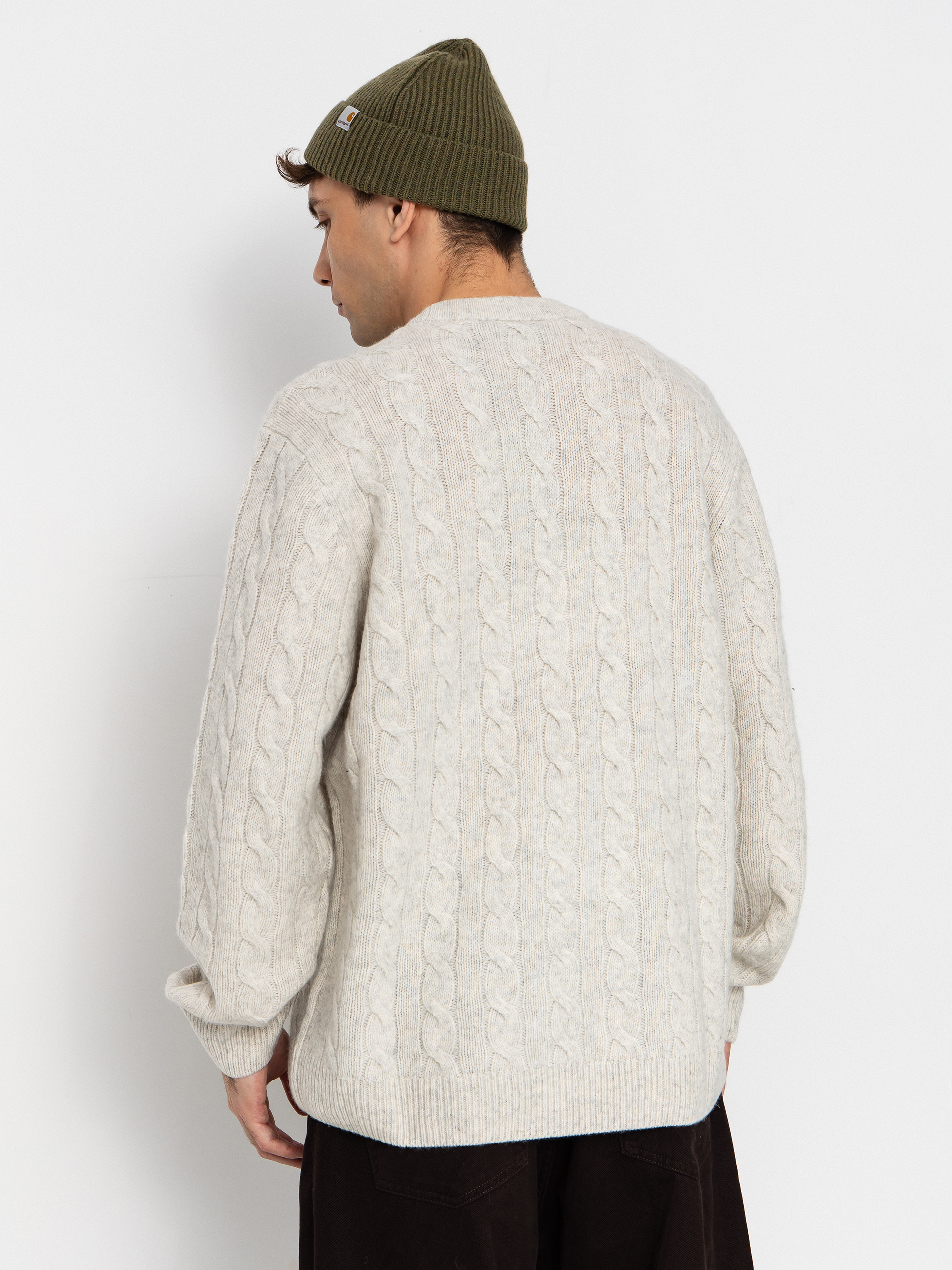 Sweter Carhartt WIP Signature (fleur de sel/citadel)
