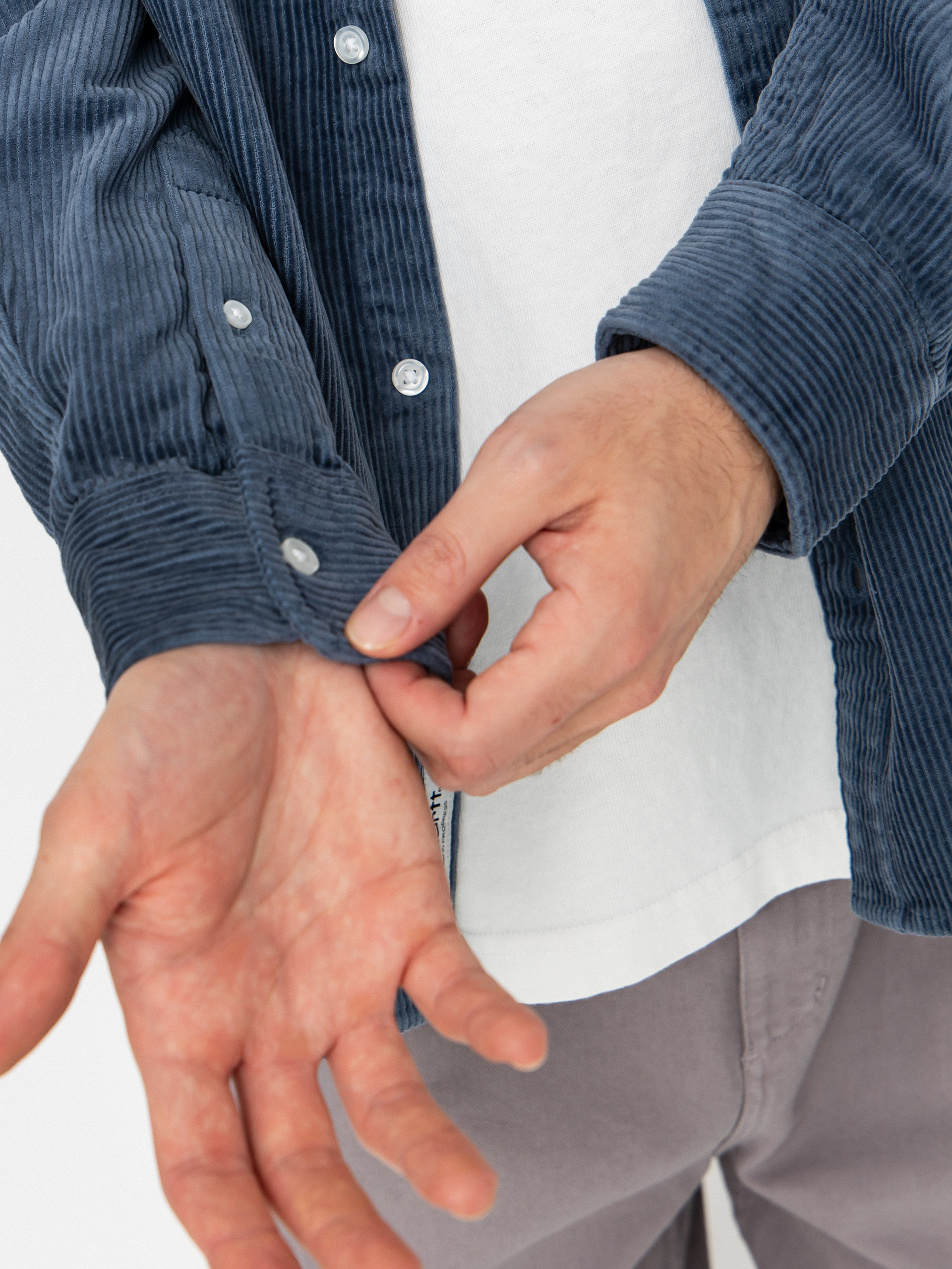 Koszula Carhartt WIP Madison Cord (angelite/angelite)