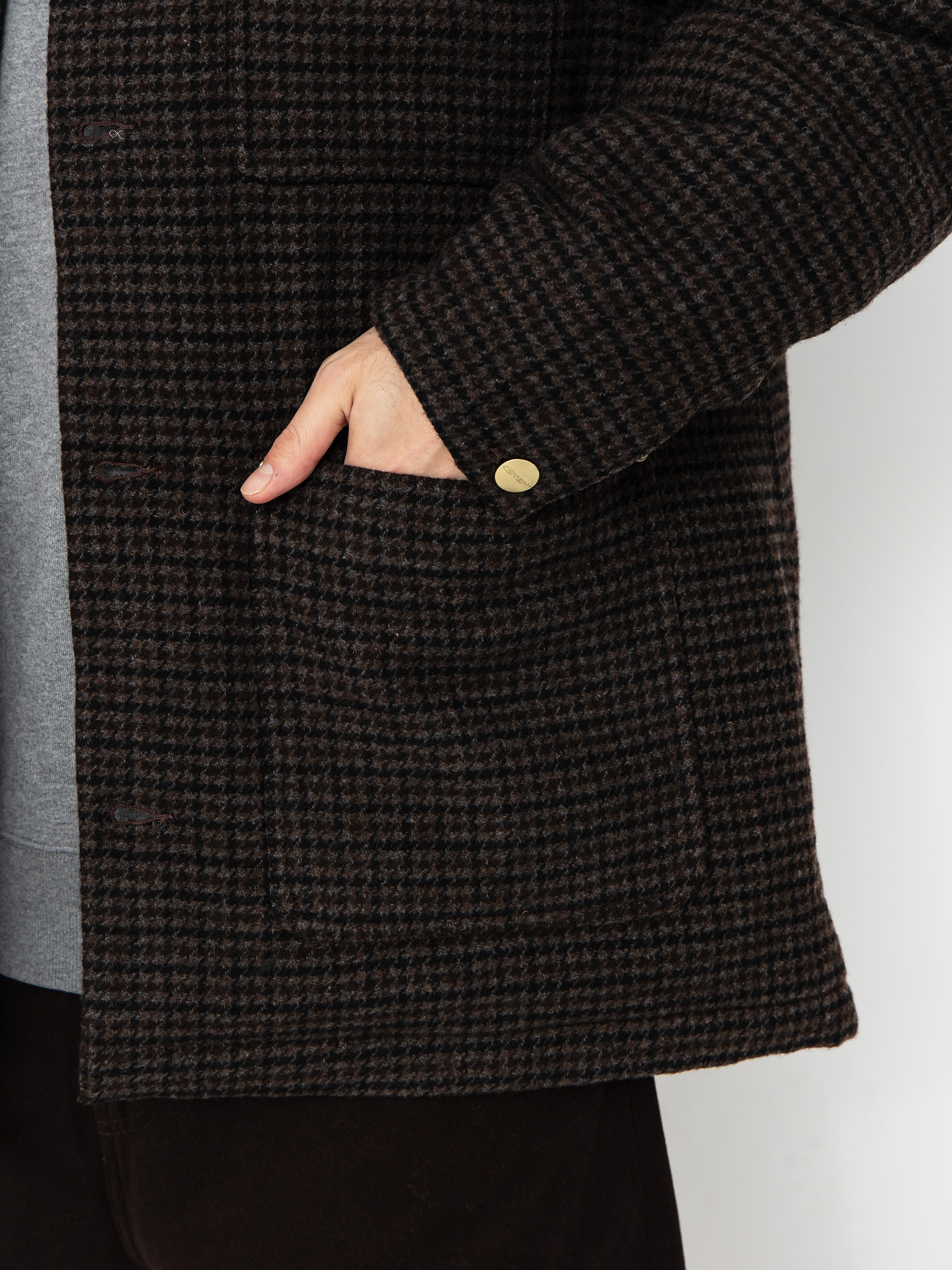 Kurtka Carhartt WIP Lowis (lowis houndstooth/vitola heather)