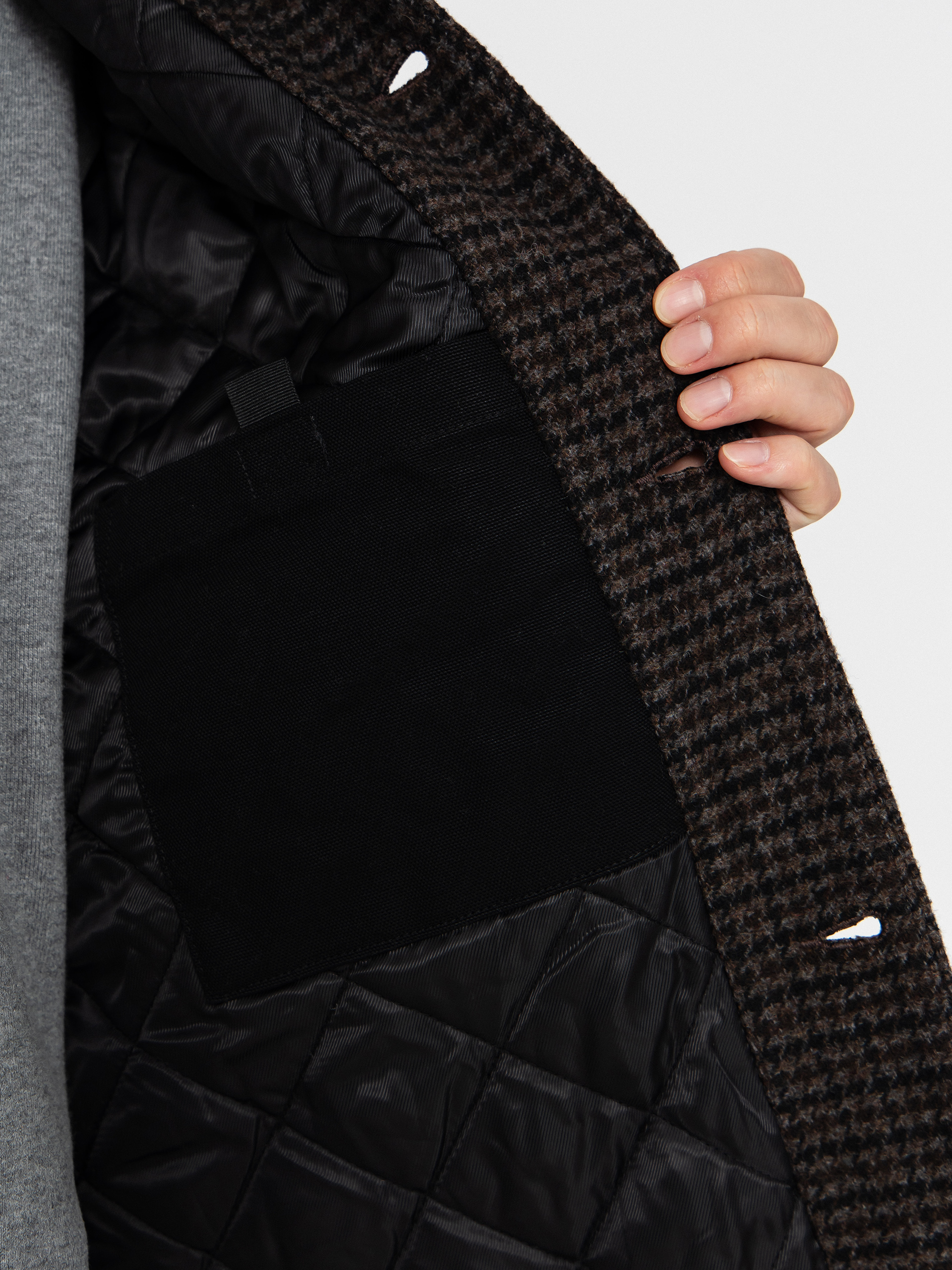 Kurtka Carhartt WIP Lowis (lowis houndstooth/vitola heather)