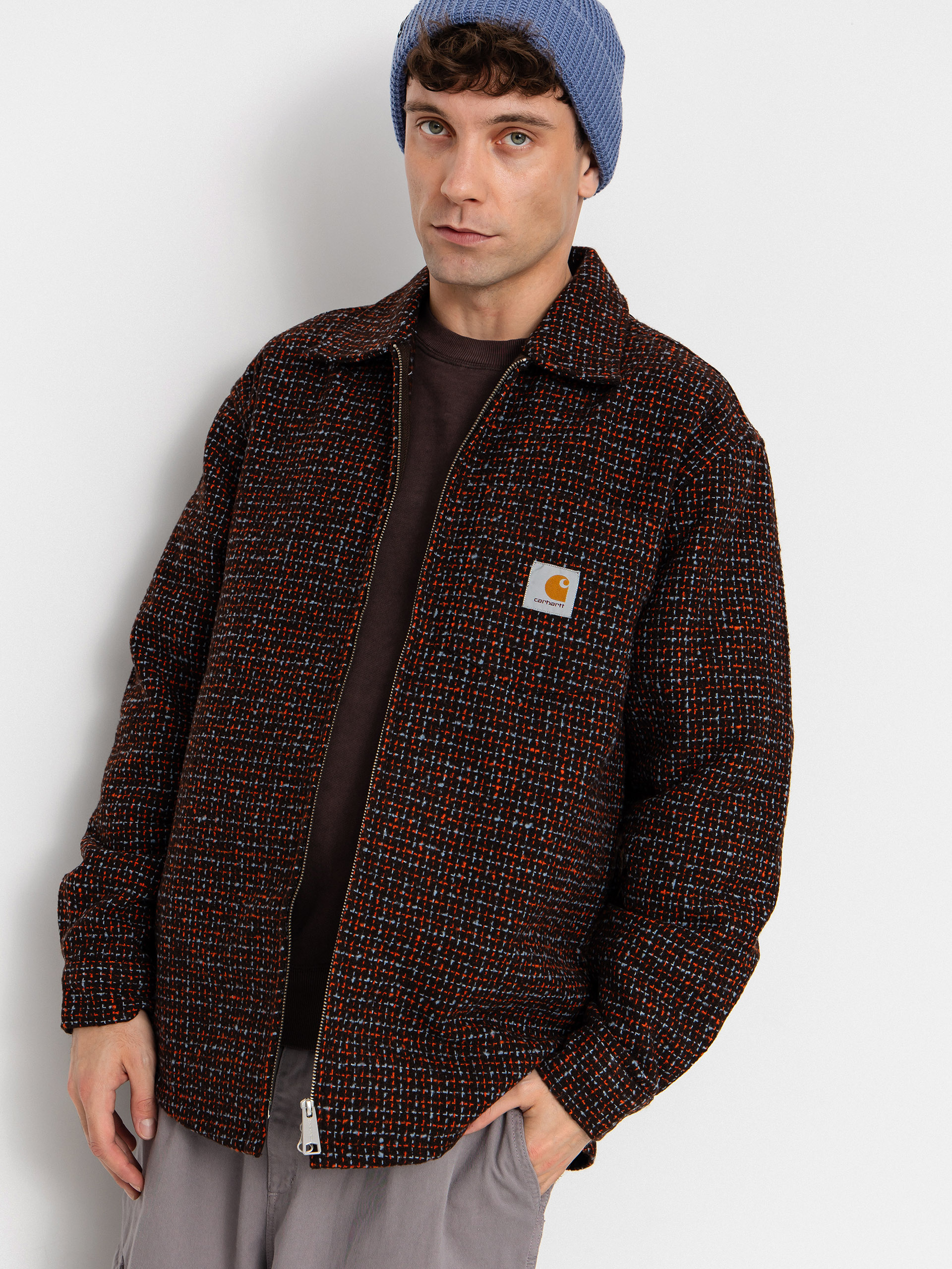 Kurtka Carhartt WIP Bellamy (bellamy check/tobacco)