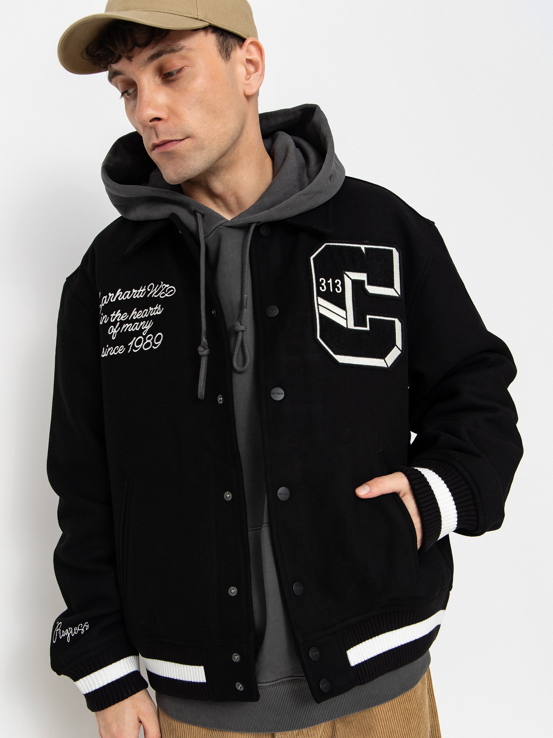 Kurtka Carhartt WIP World Class Varsity (black)