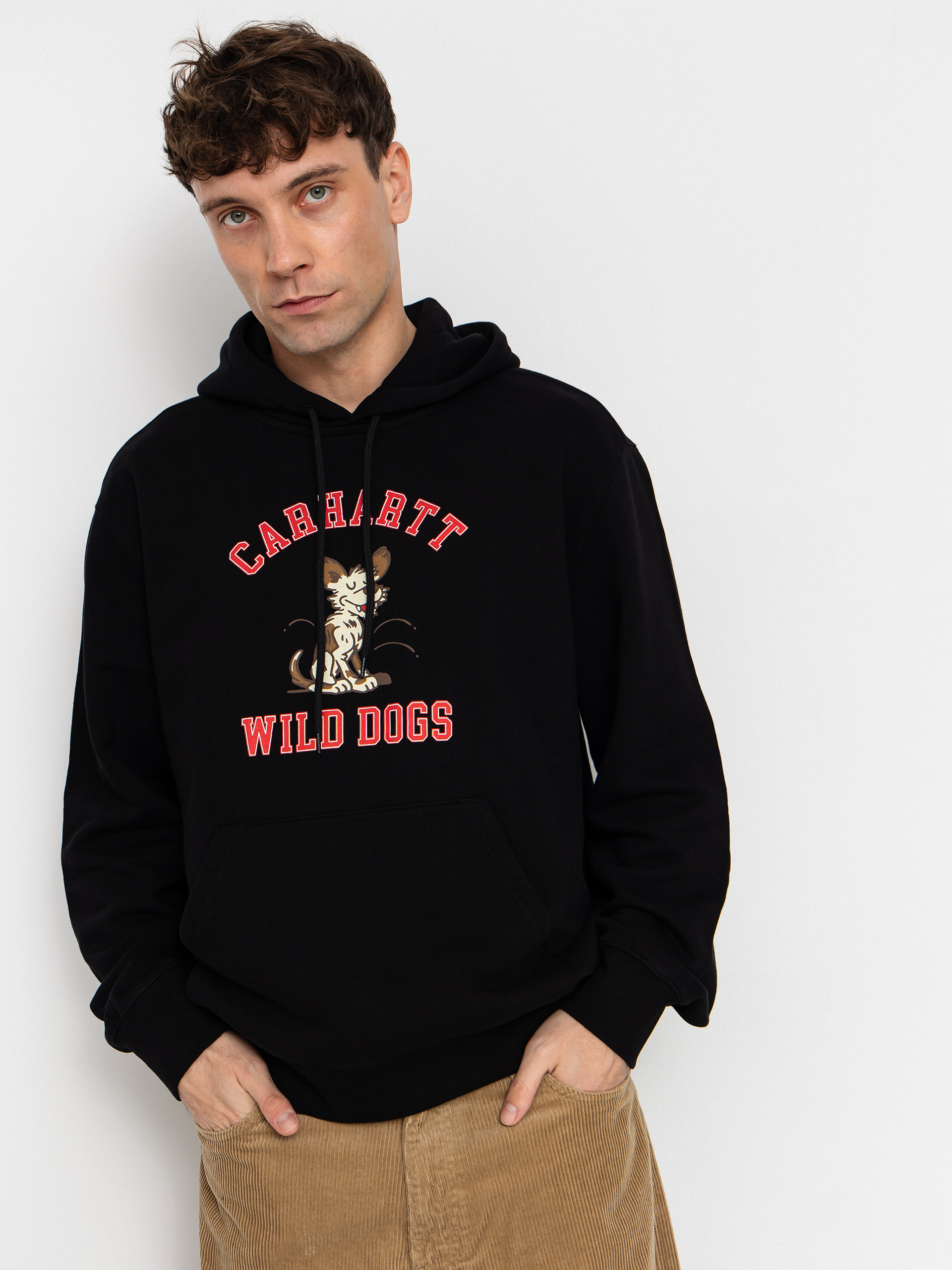 Bluza z kapturem Carhartt WIP Wild Dog HD (black)