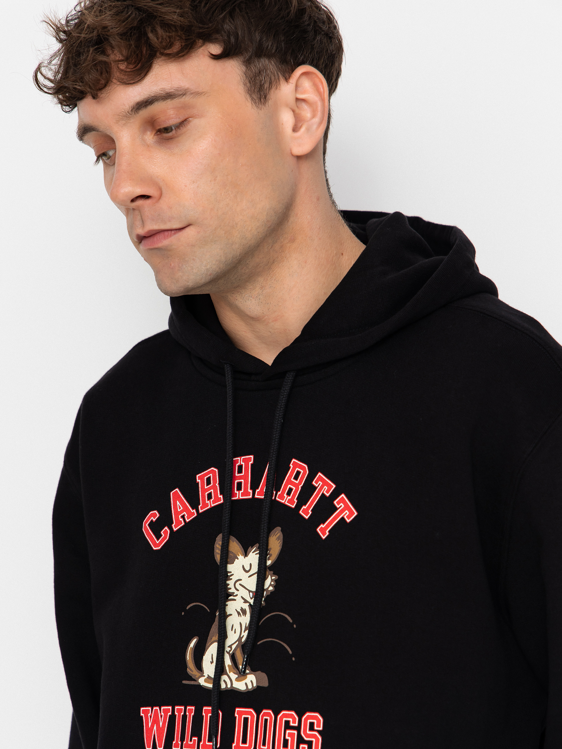 Bluza z kapturem Carhartt WIP Wild Dog HD (black)