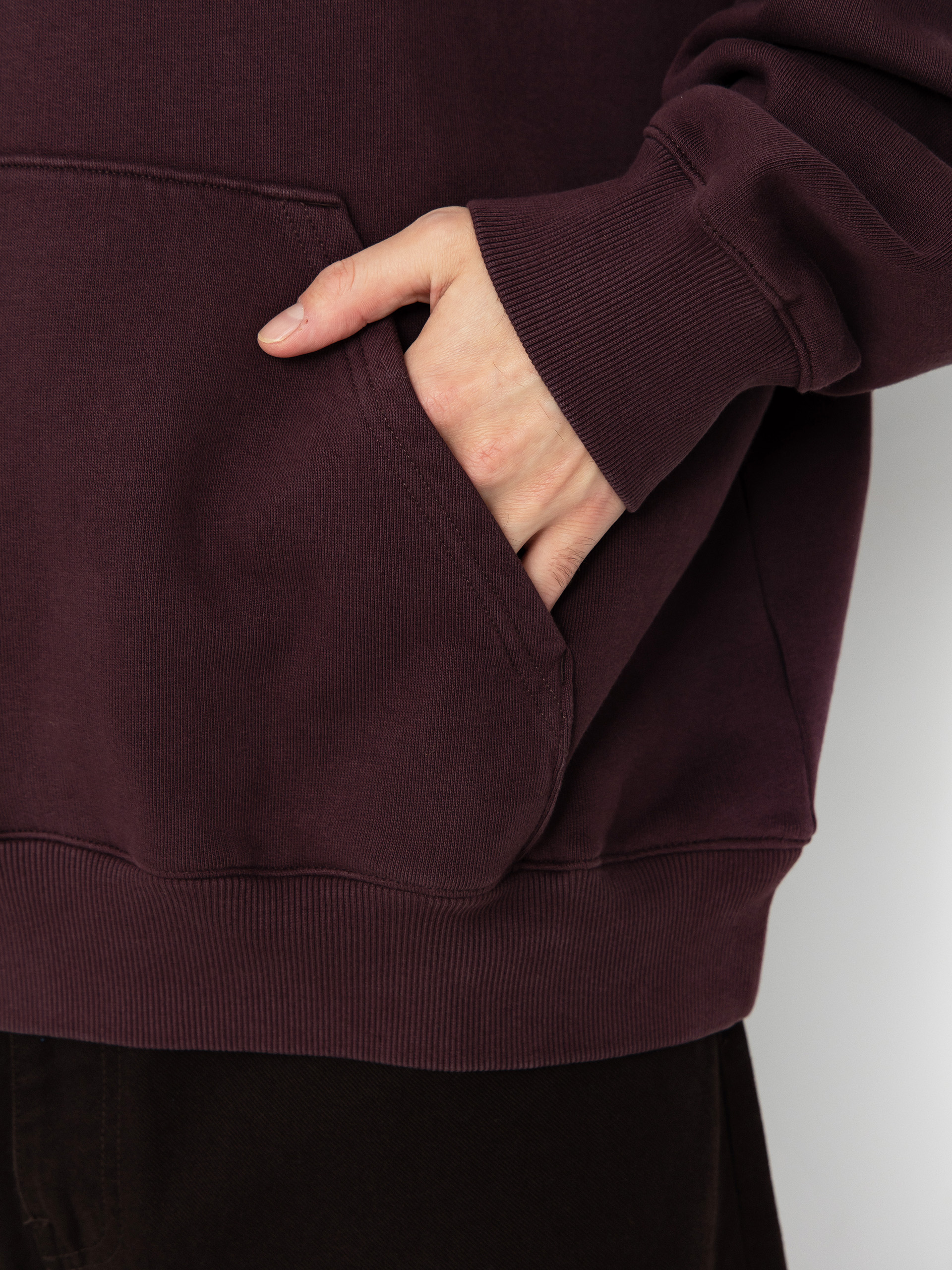 Bluza z kapturem Carhartt WIP Distance HD (palisander/stone dyed)