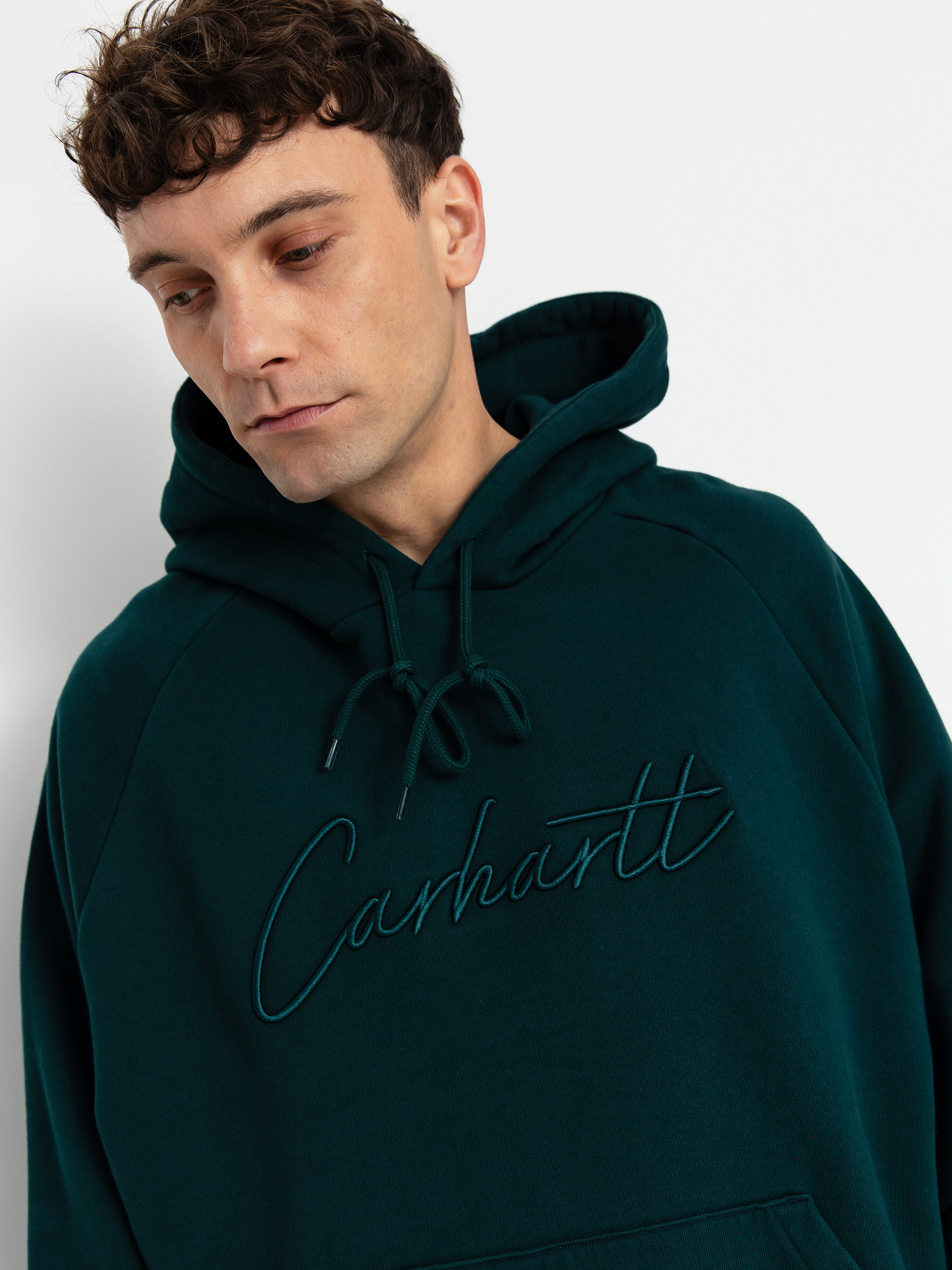 Bluza z kapturem Carhartt WIP Ray HD (dark fir)