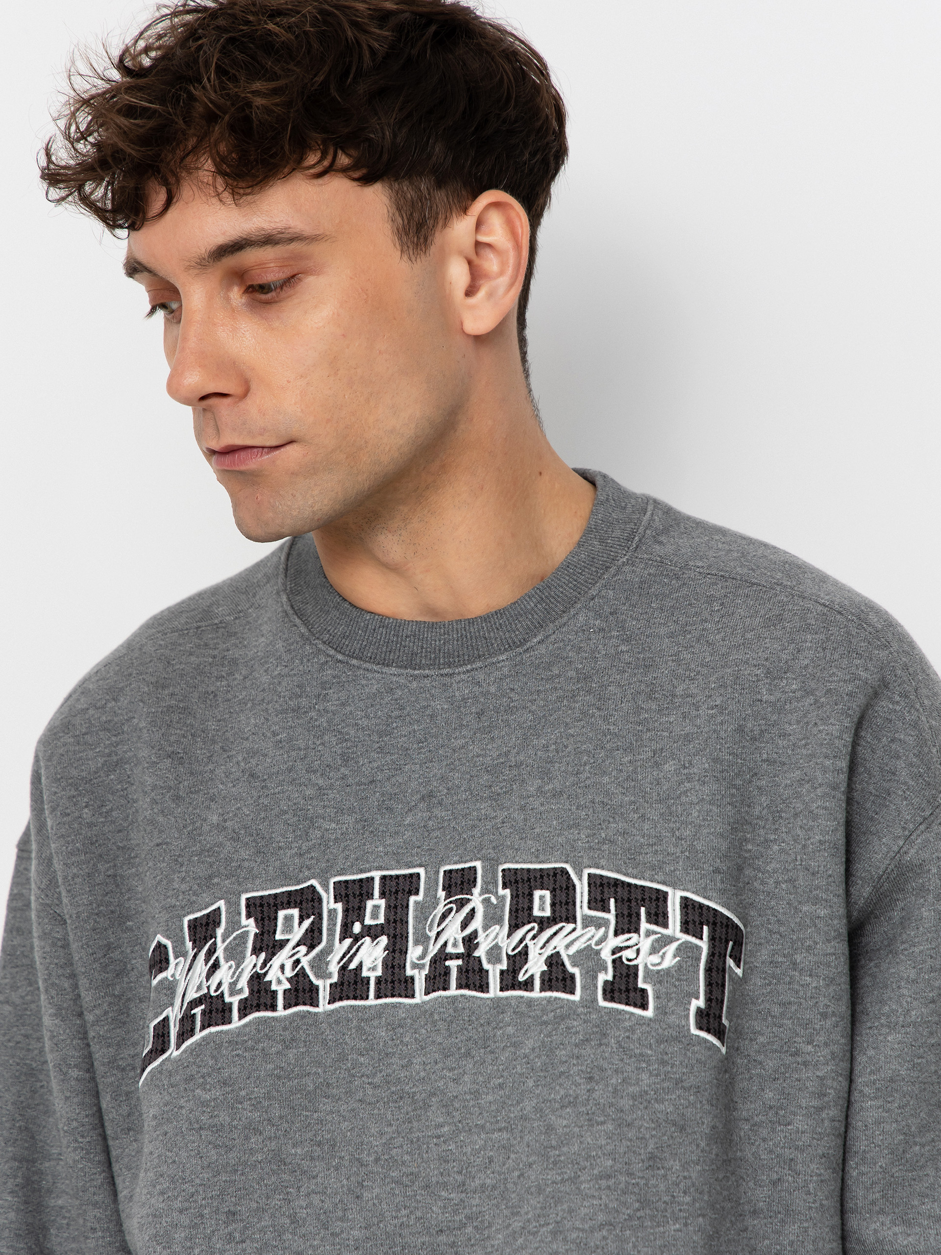 Bluza Carhartt WIP Big School (dark grey heather)