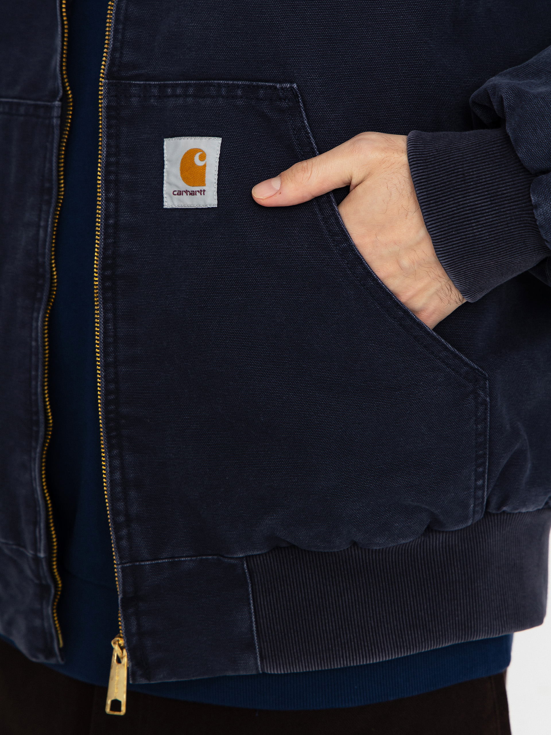 Kurtka Carhartt WIP OG Active (dark navy/stone canvas)