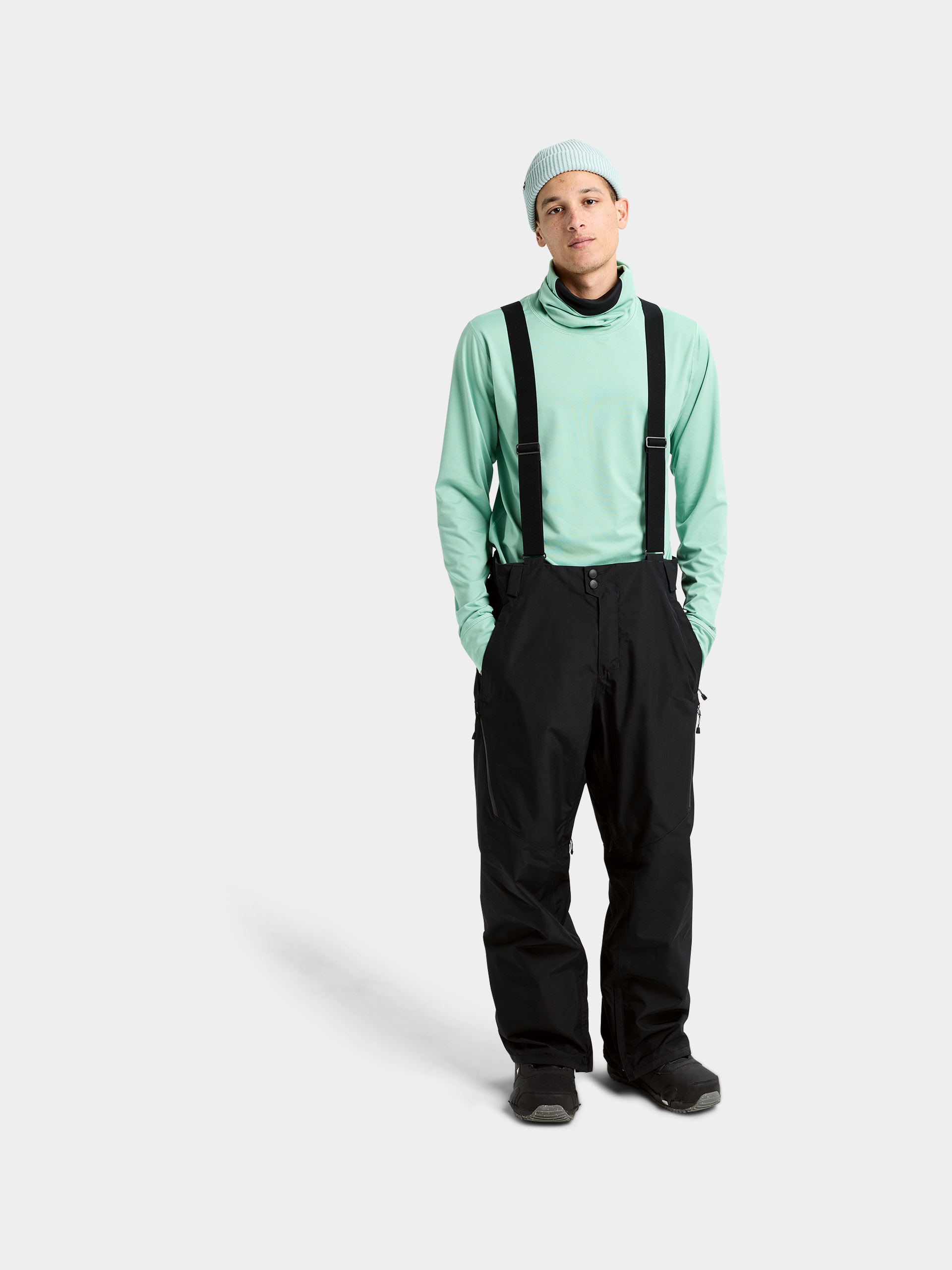 Męskie Spodnie snowboardowe Burton Reserve 2L 3 In 1 (true black)