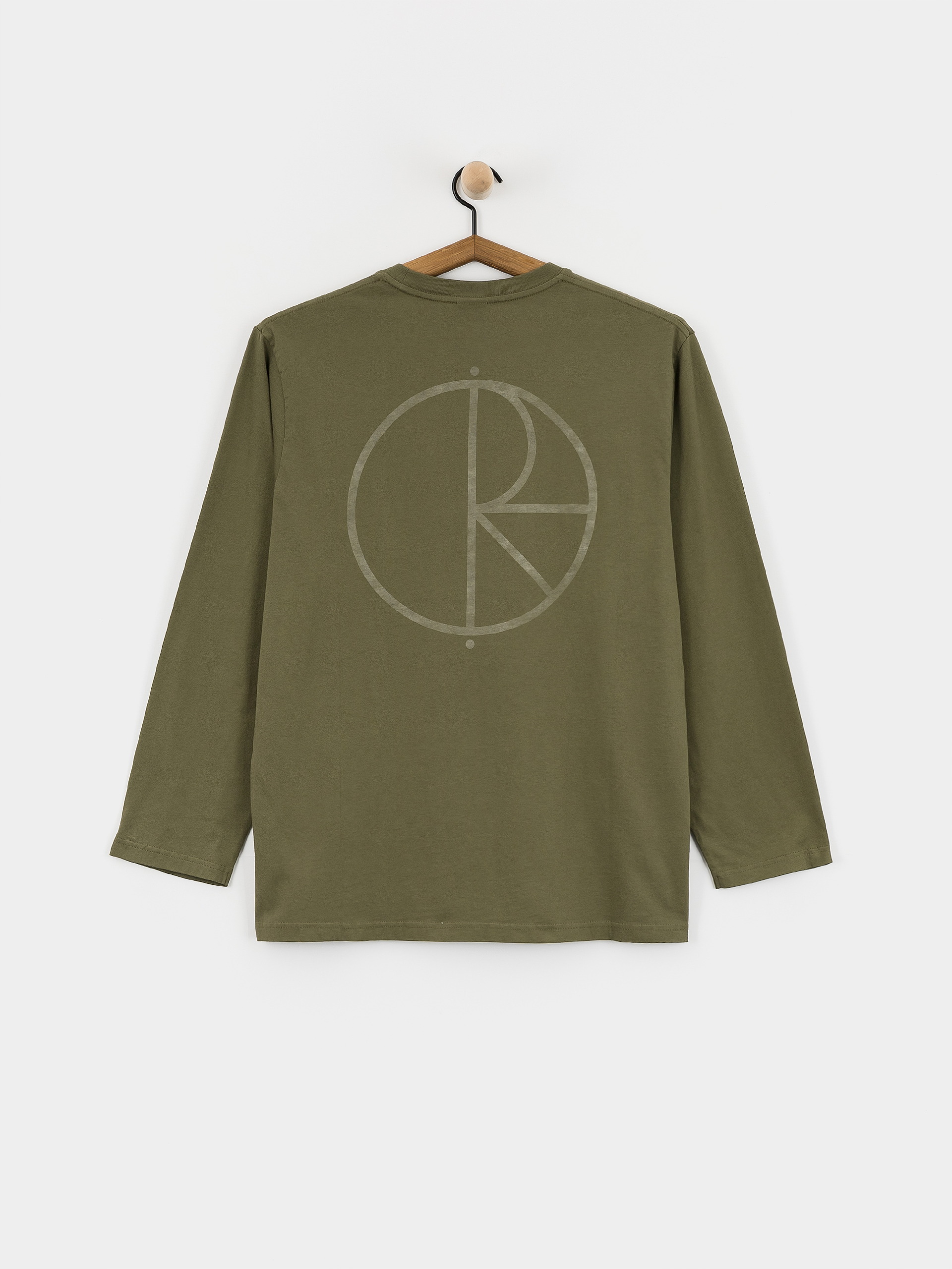 Longsleeve Polar Skate Steve Stroke Logo (army green)
