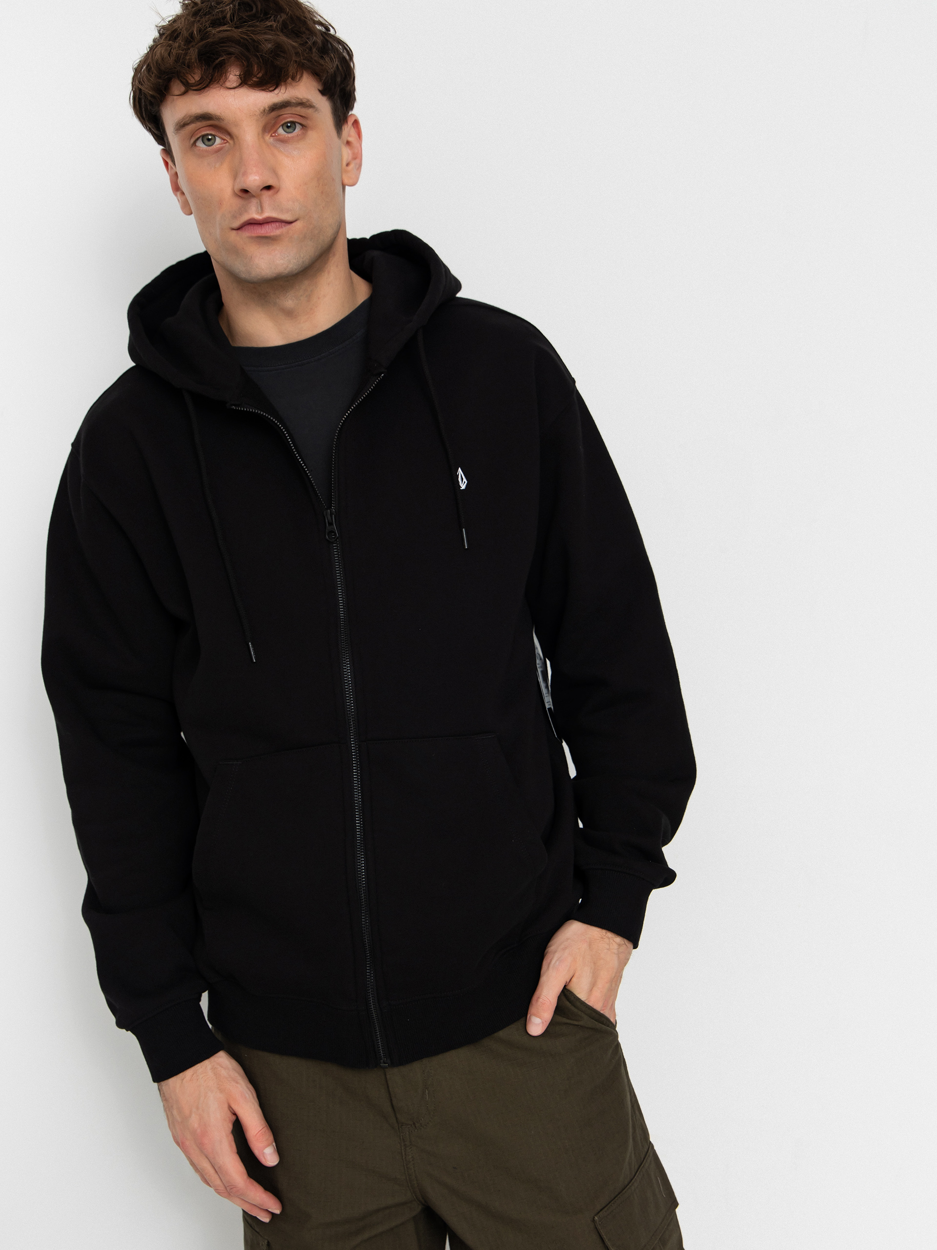 Bluza Volcom Single Stone Zip (black)