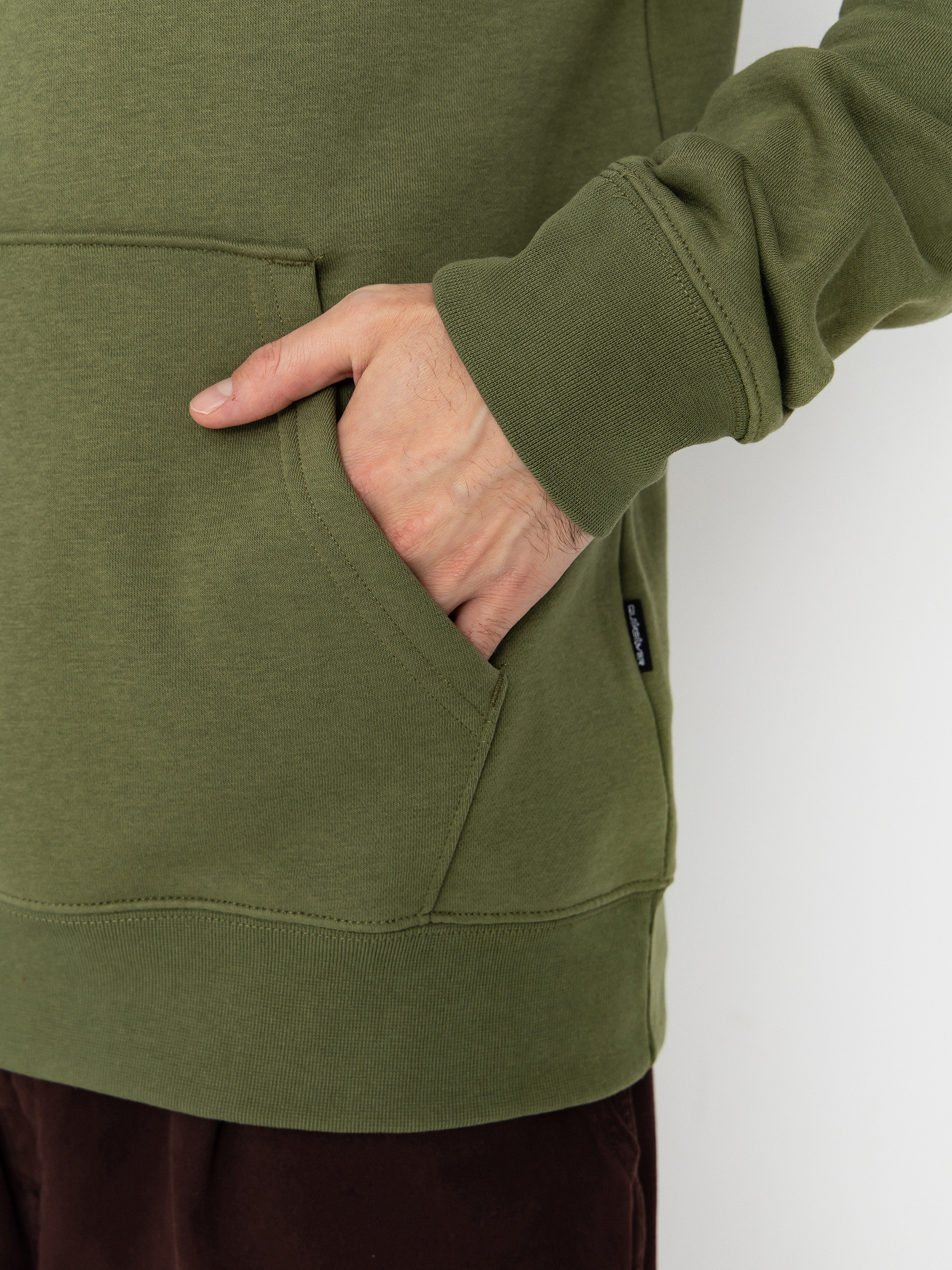 Bluza z kapturem Quiksilver Light Waves HD (loden green)