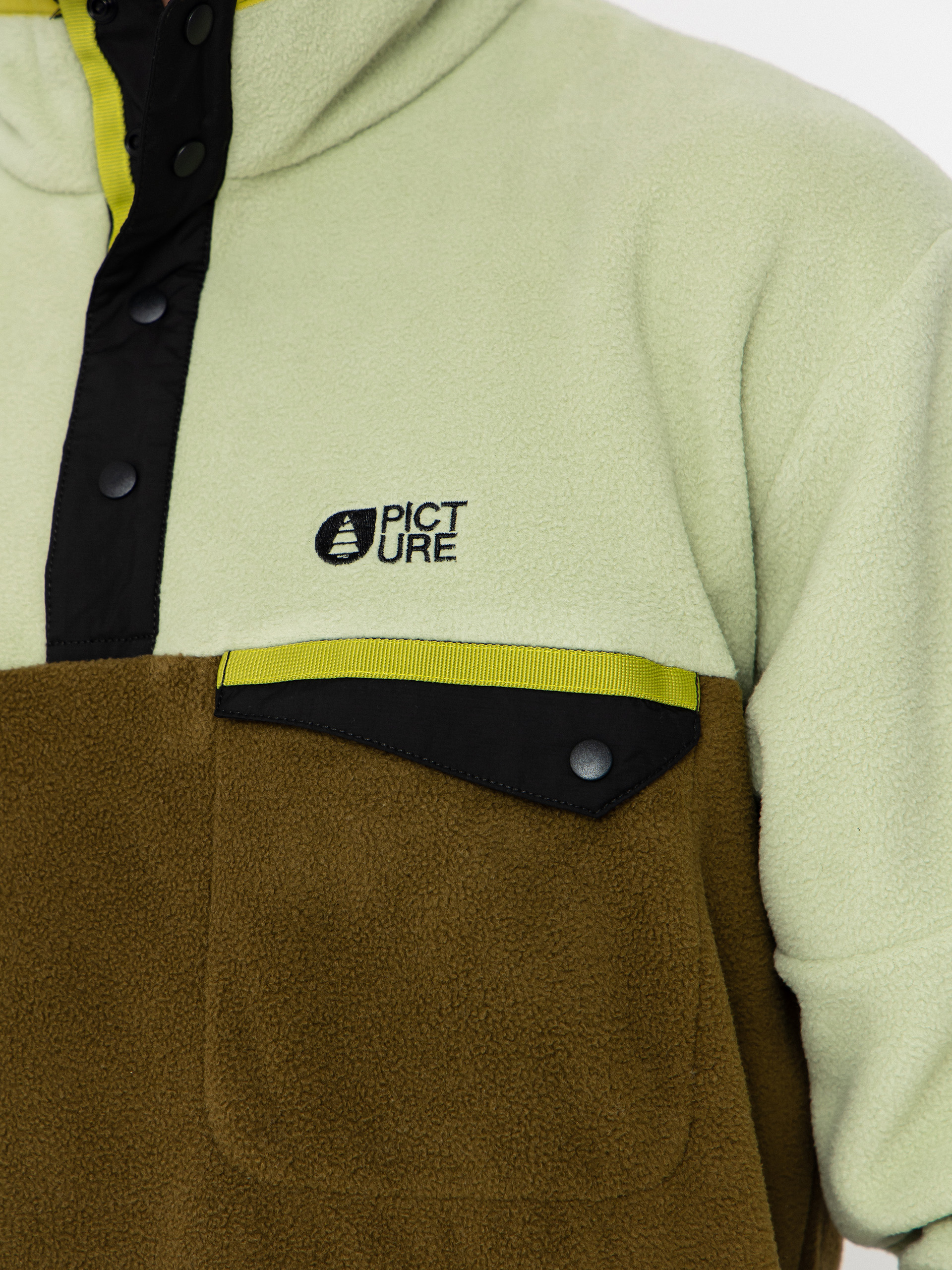 Męski Polar Picture Arcca 1/4 Zip (tobacco)