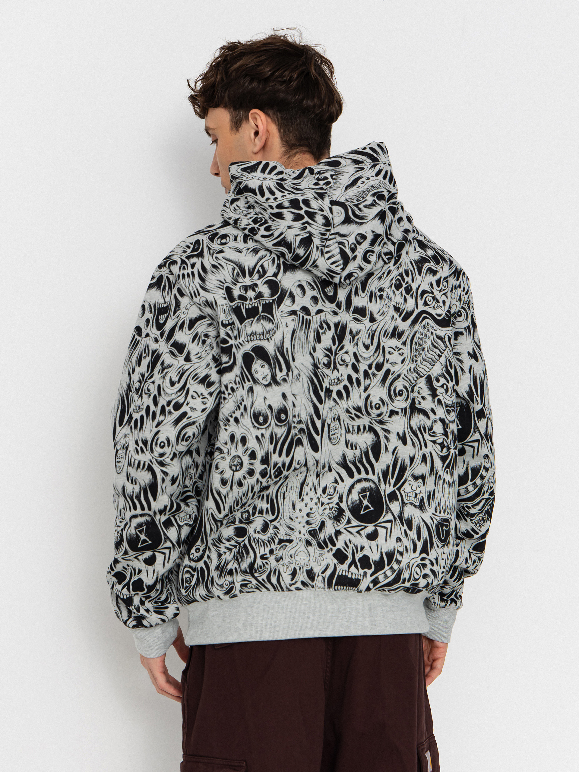 Bluza z kapturem Baker Nightmare HD (heather grey)