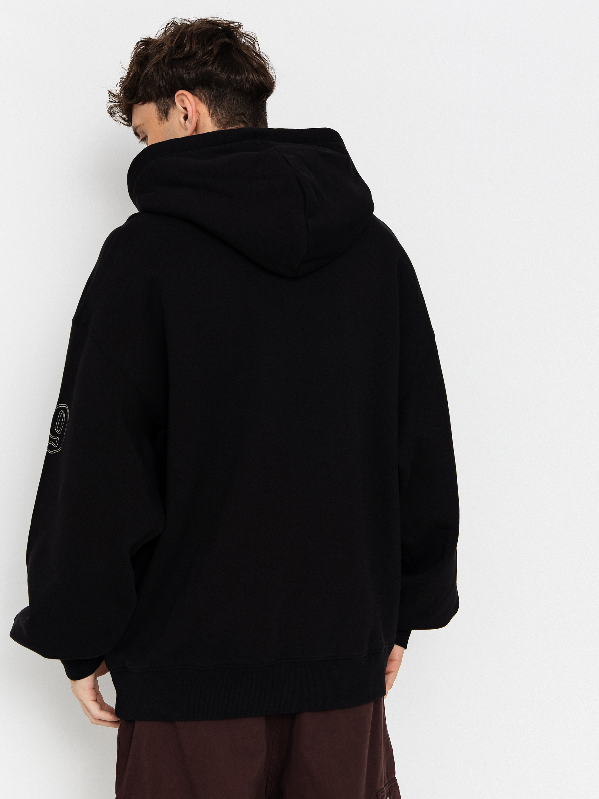Bluza z kapturem Carhartt WIP Hackwork HD (black/wall)