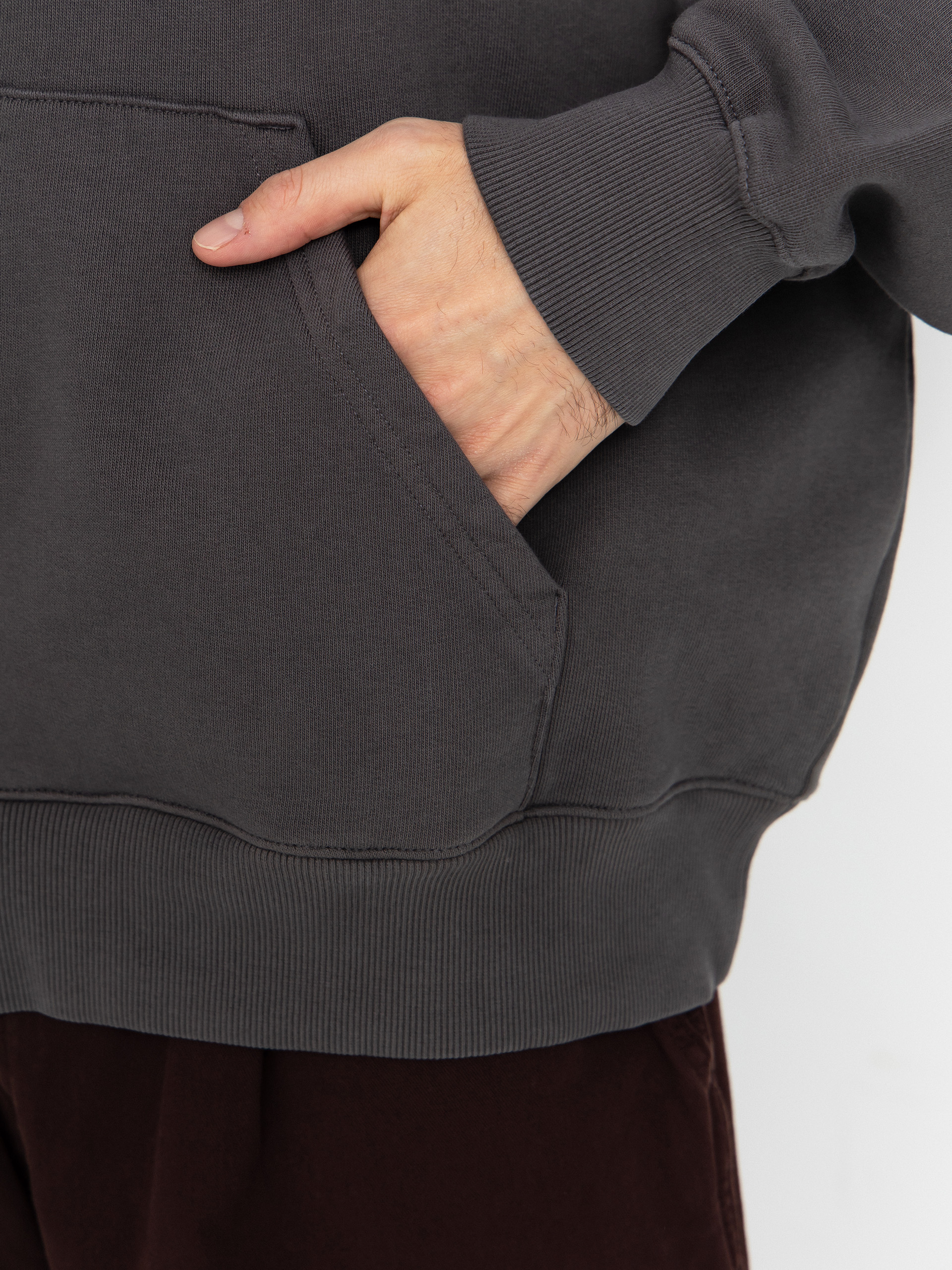 Bluza z kapturem Carhartt WIP Distance HD (graphite/stone dyed)