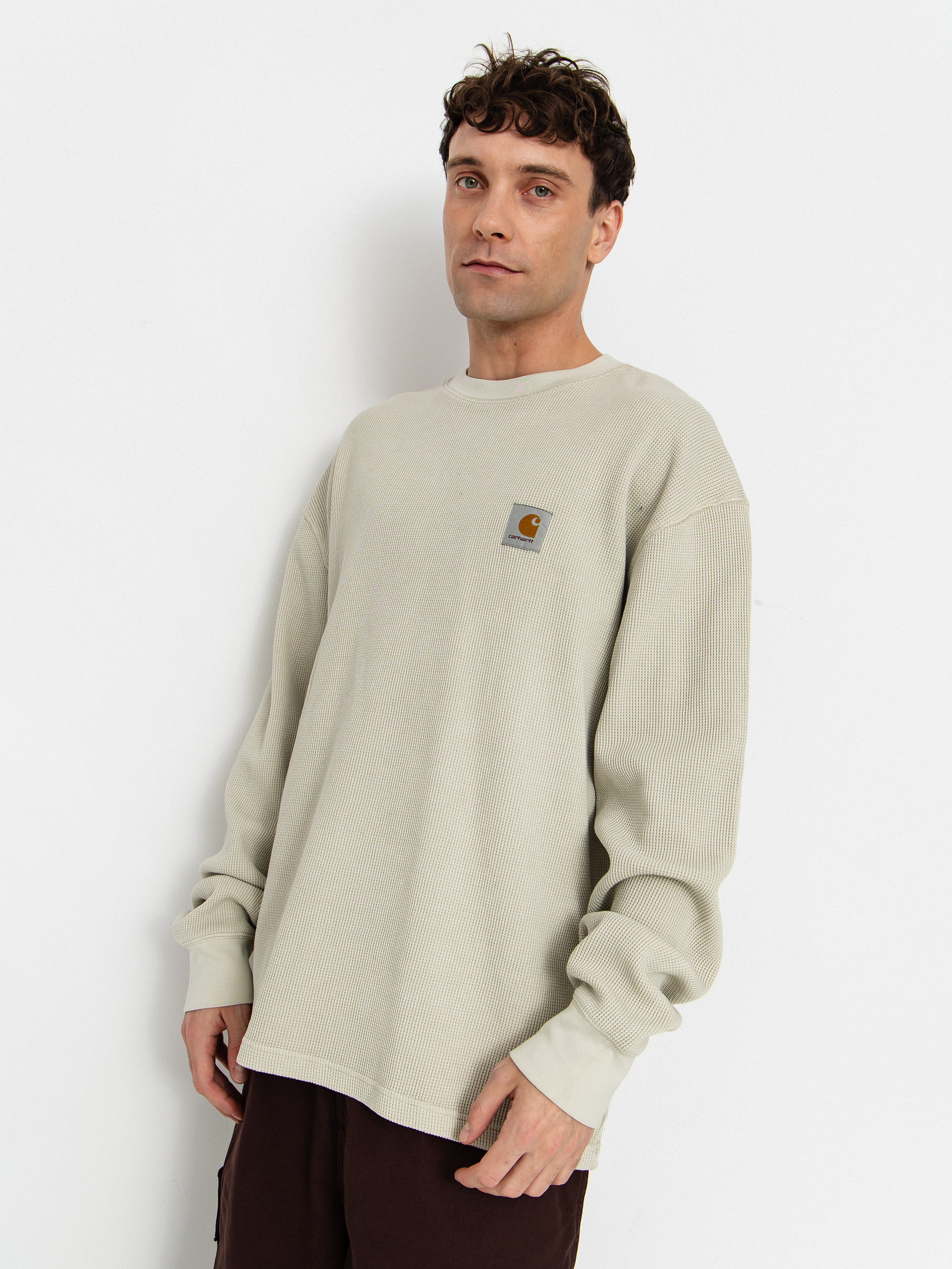 Longsleeve Carhartt WIP Vista Waffle (fleur de sel/garment dyed)