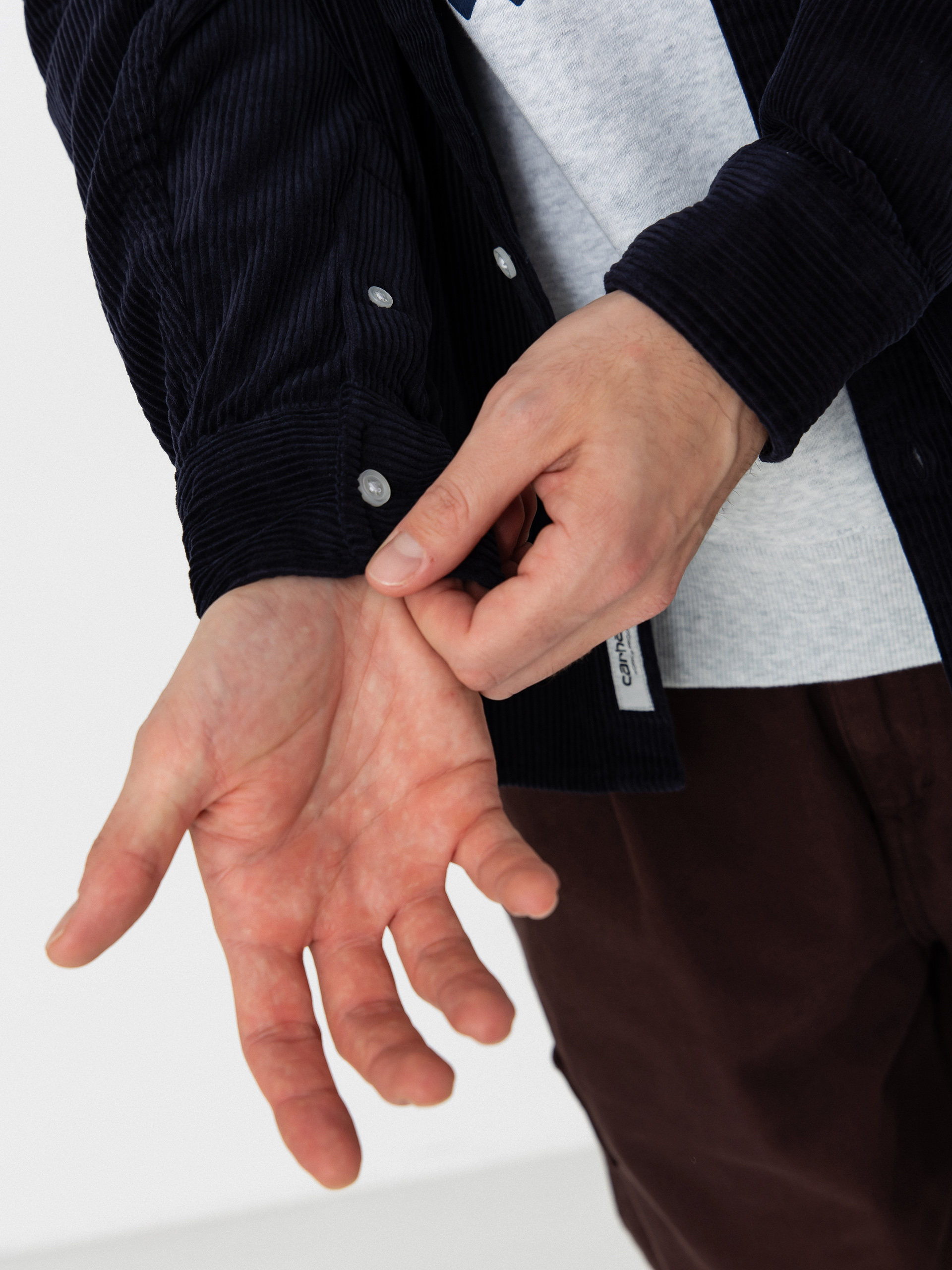 Koszula Carhartt WIP Madison Cord (dark navy/dark navy)