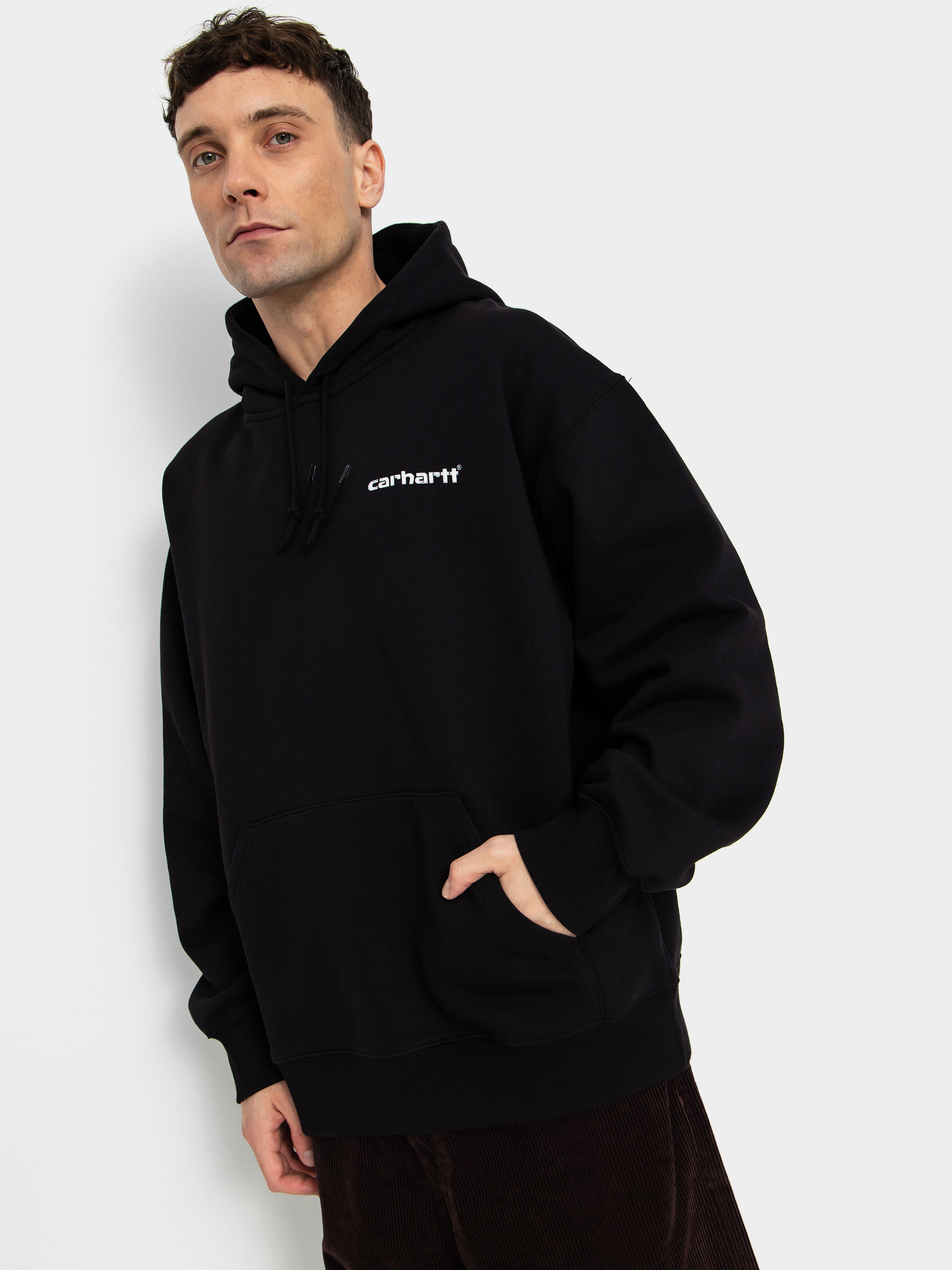 Bluza z kapturem Carhartt WIP Caps HD (black)