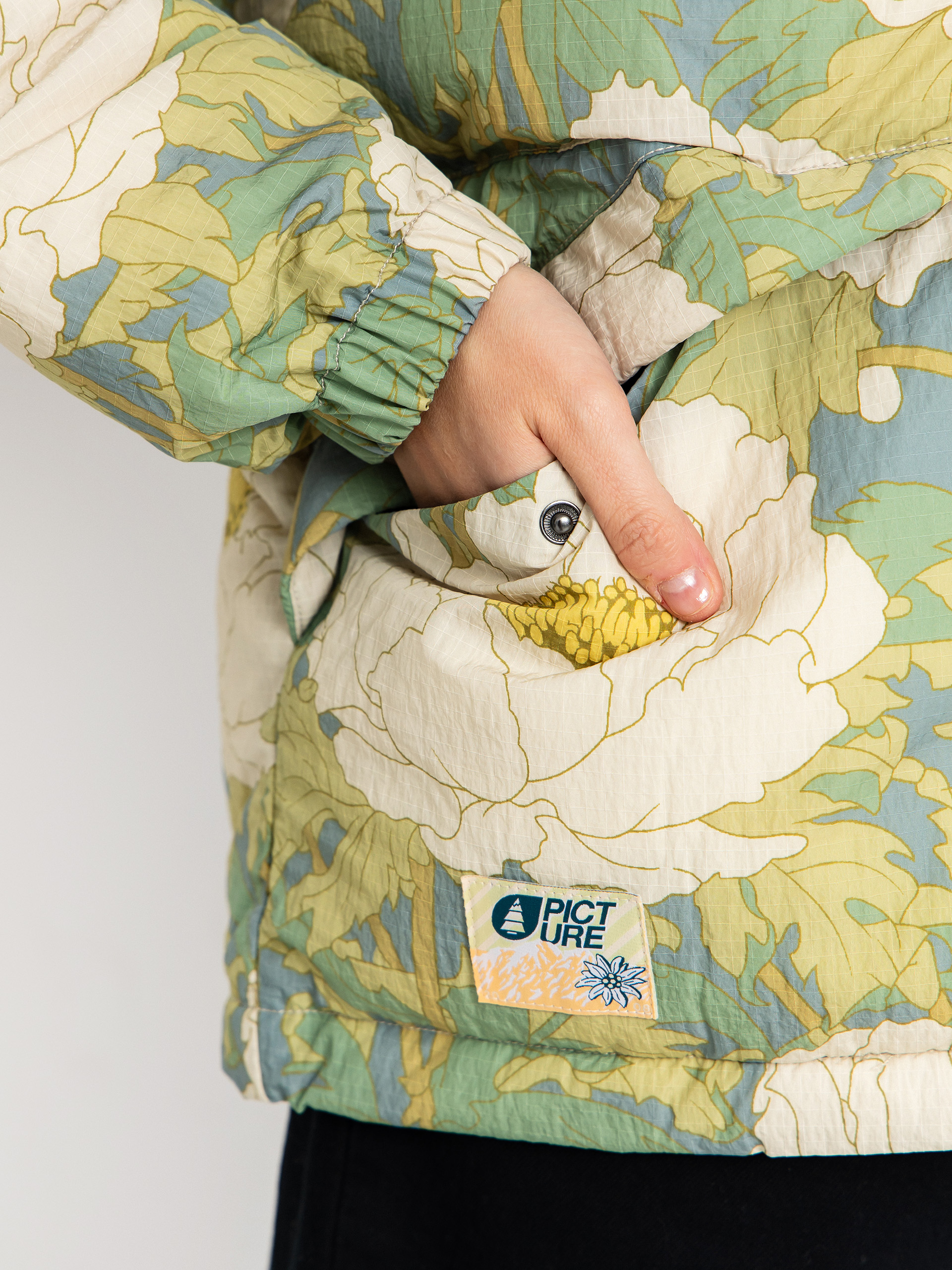 Kurtka Picture Flib Wmn (timeless flower print)