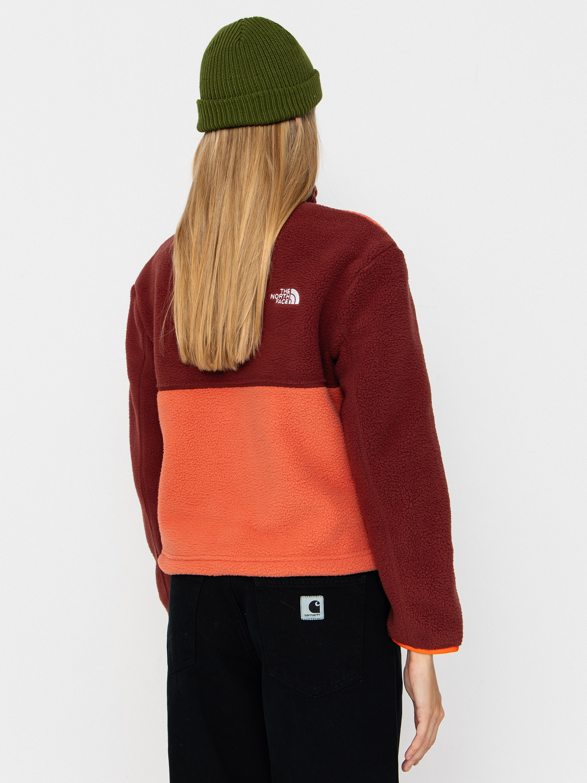 Męski Polar The North Face Yumiori 1/4 Zip (mars dust/sumac/solar f)