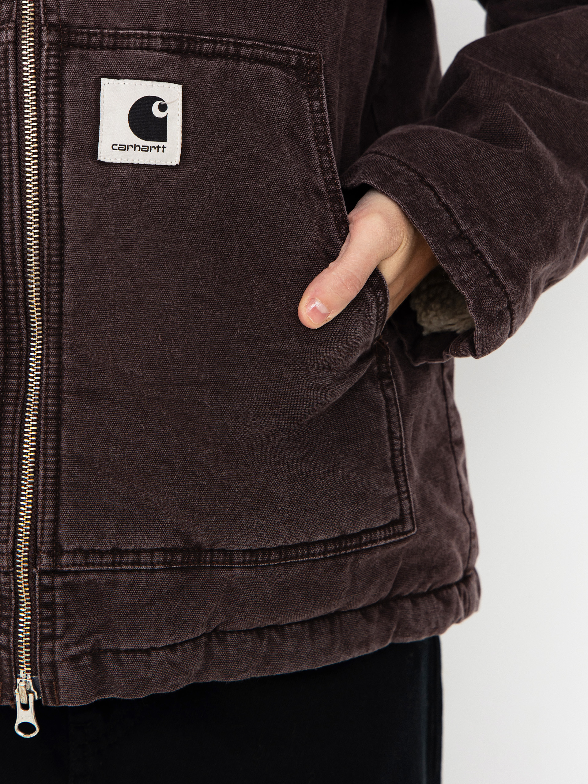 Kurtka Carhartt WIP Hooded Mitch Wmn (palisander)