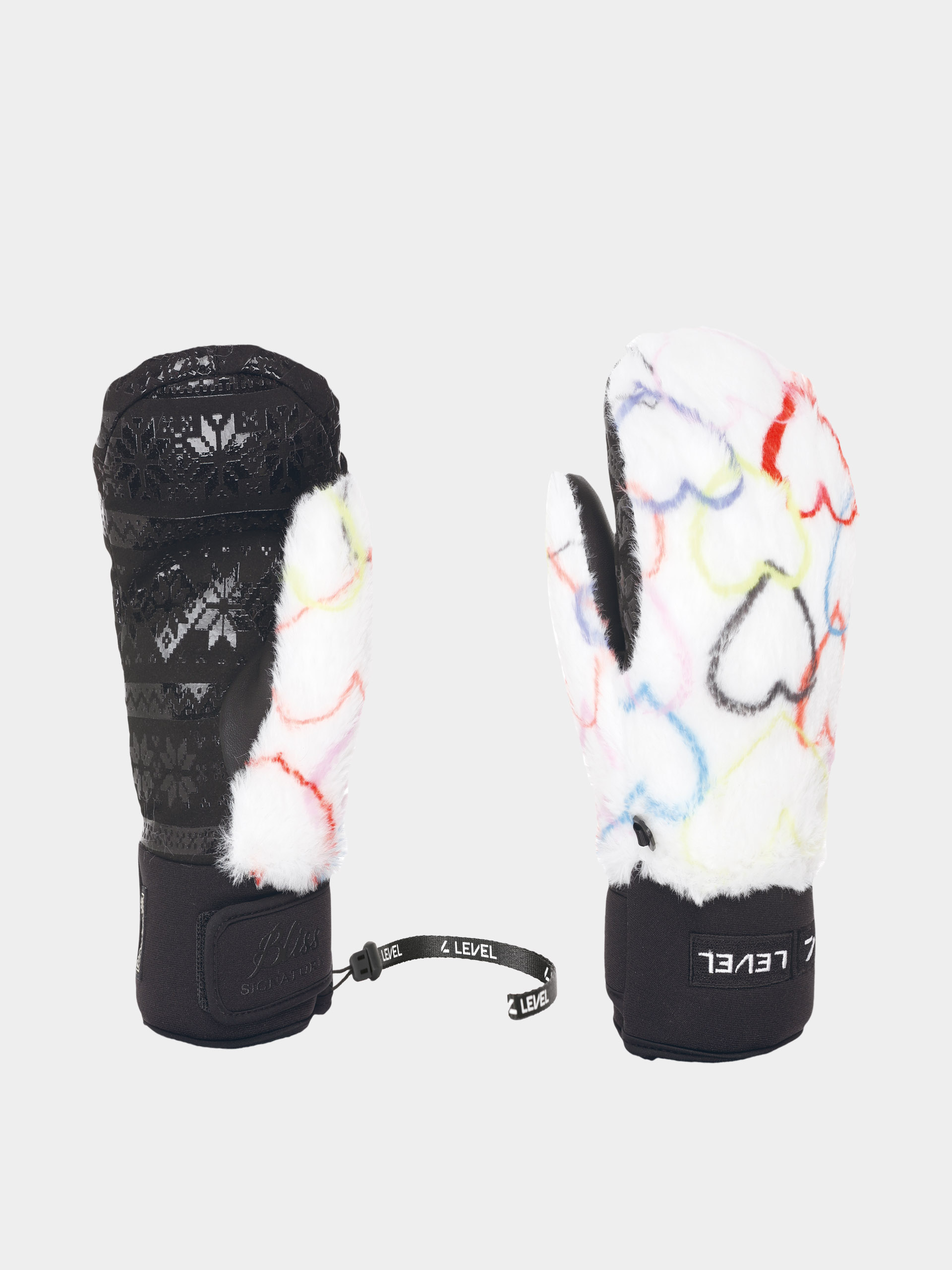 Ru0119kawice Level Siberian Mitt Wmn (pk rainbow)
