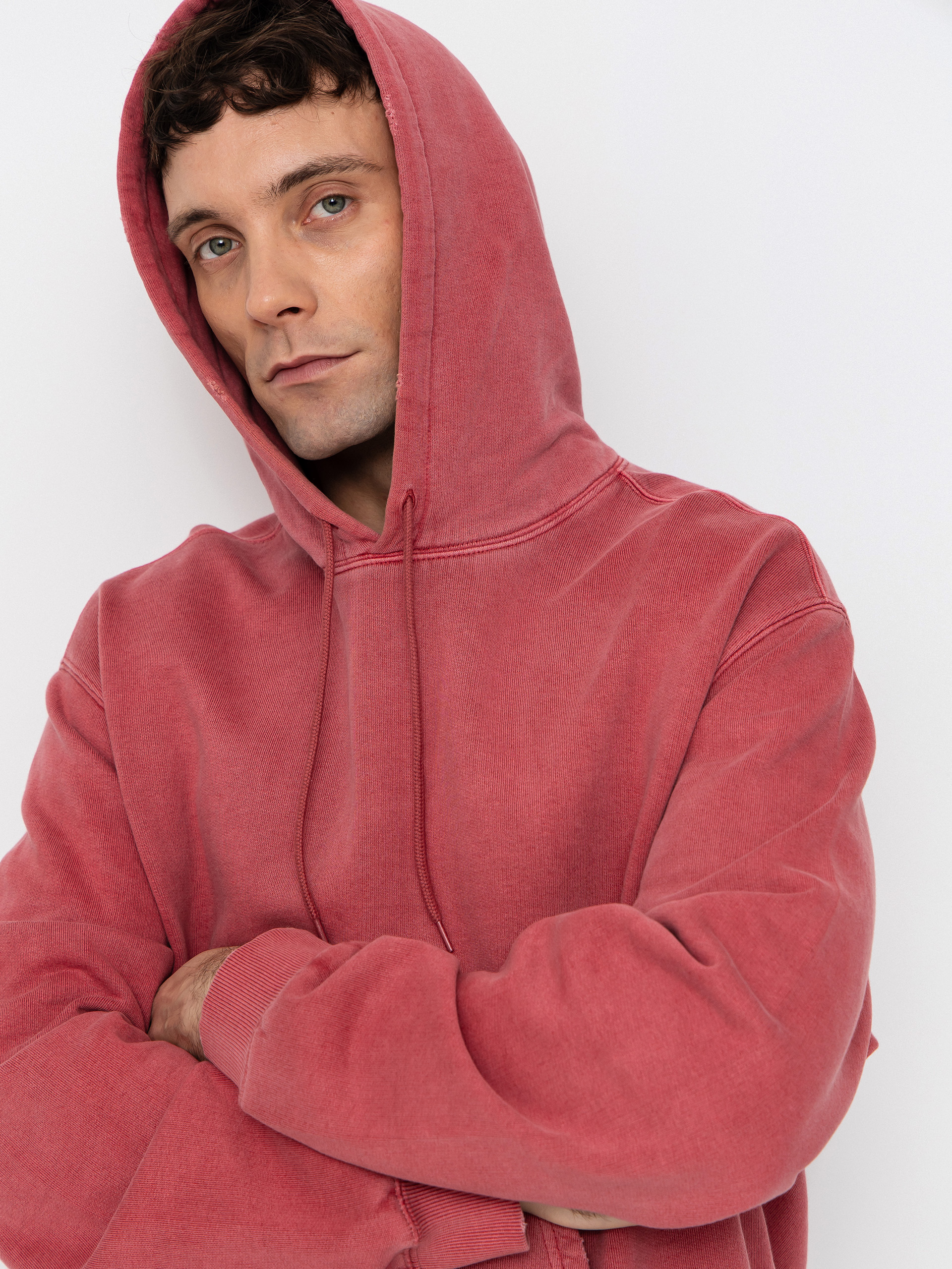 Bluza z kapturem Carhartt WIP Torion HD (marsala)