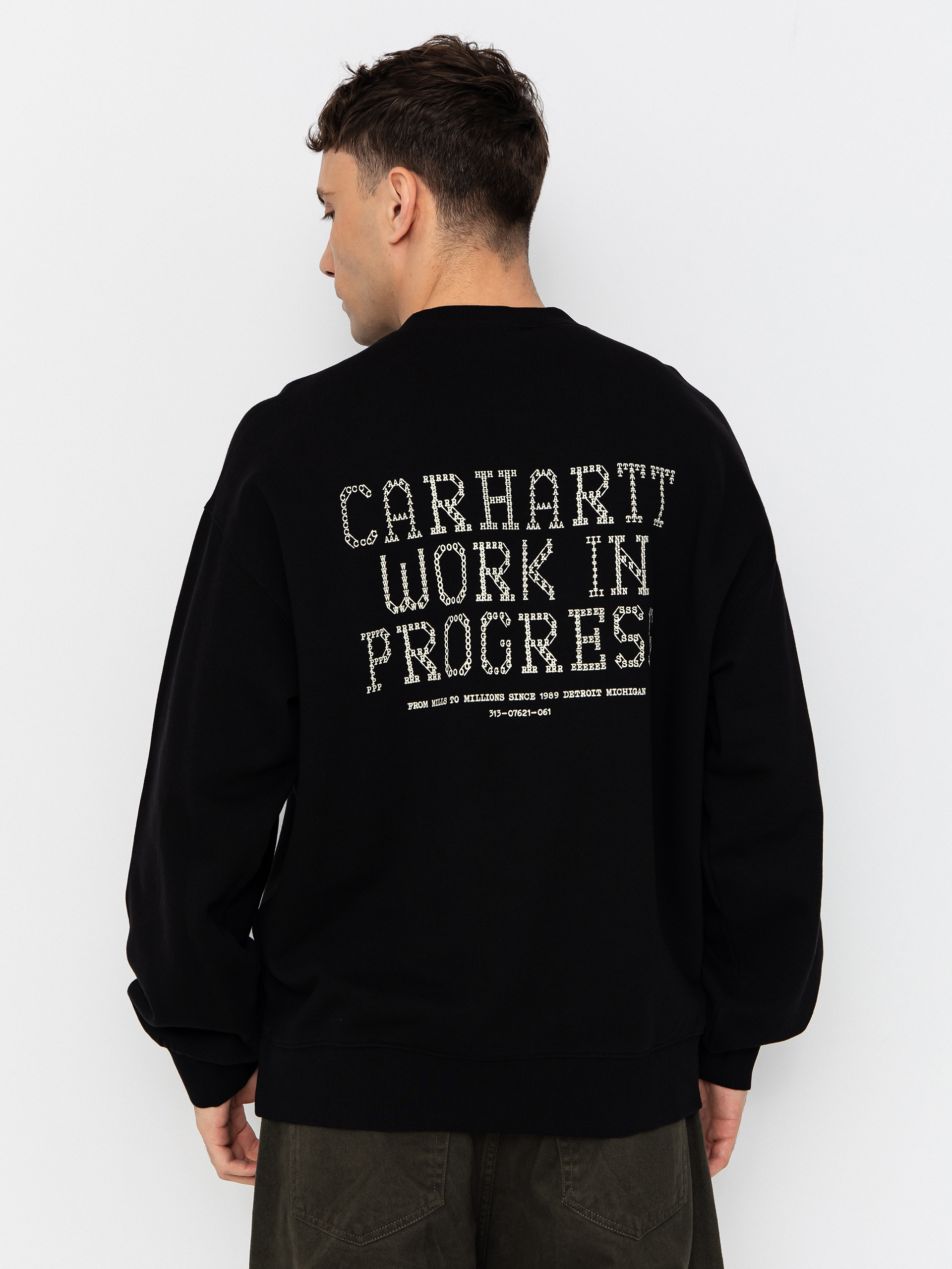 Bluza Carhartt WIP Punched (black)