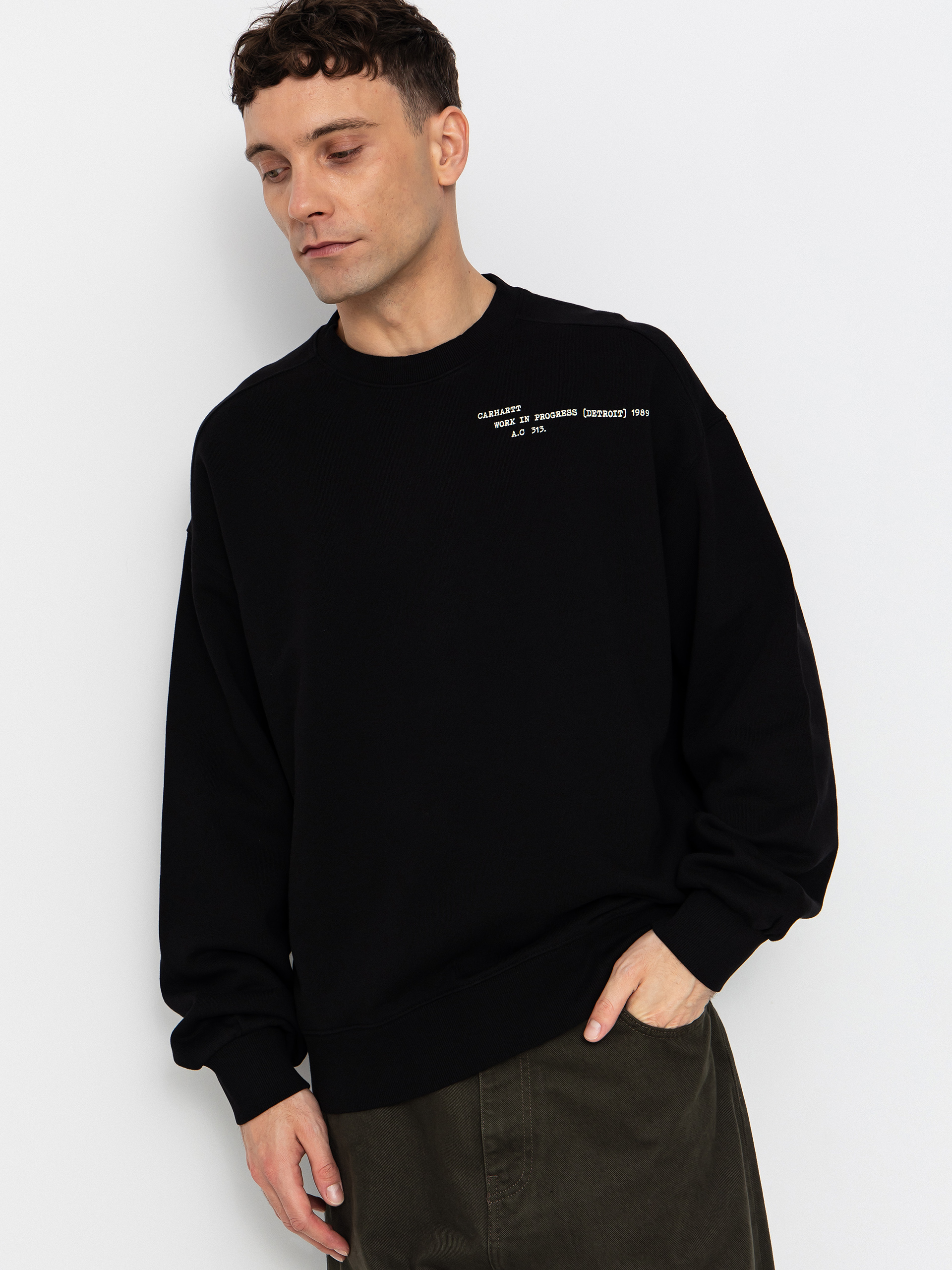 Bluza Carhartt WIP Punched (black)