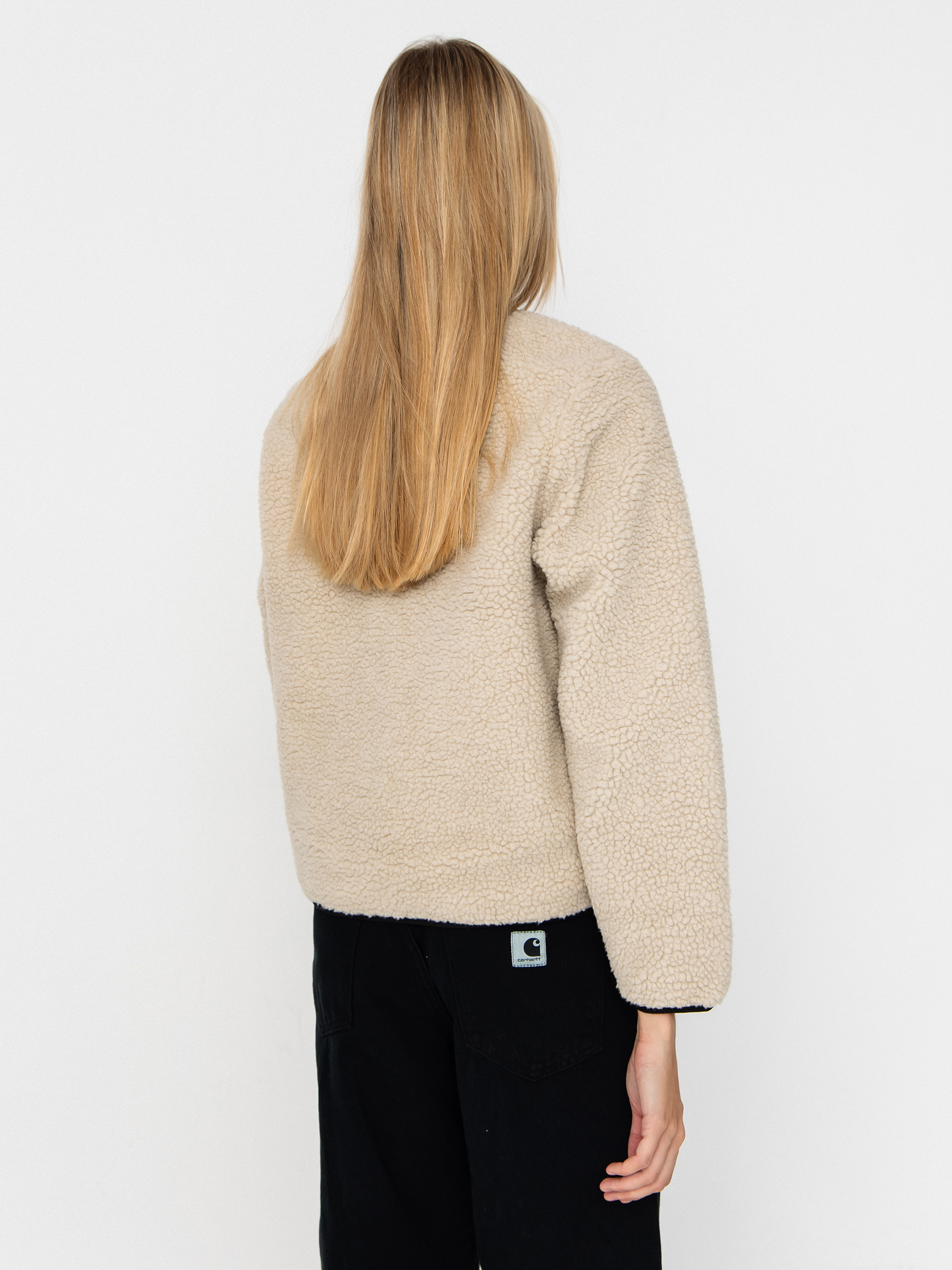 Kurtka Carhartt WIP Janet Wmn (fleur de sel/black)