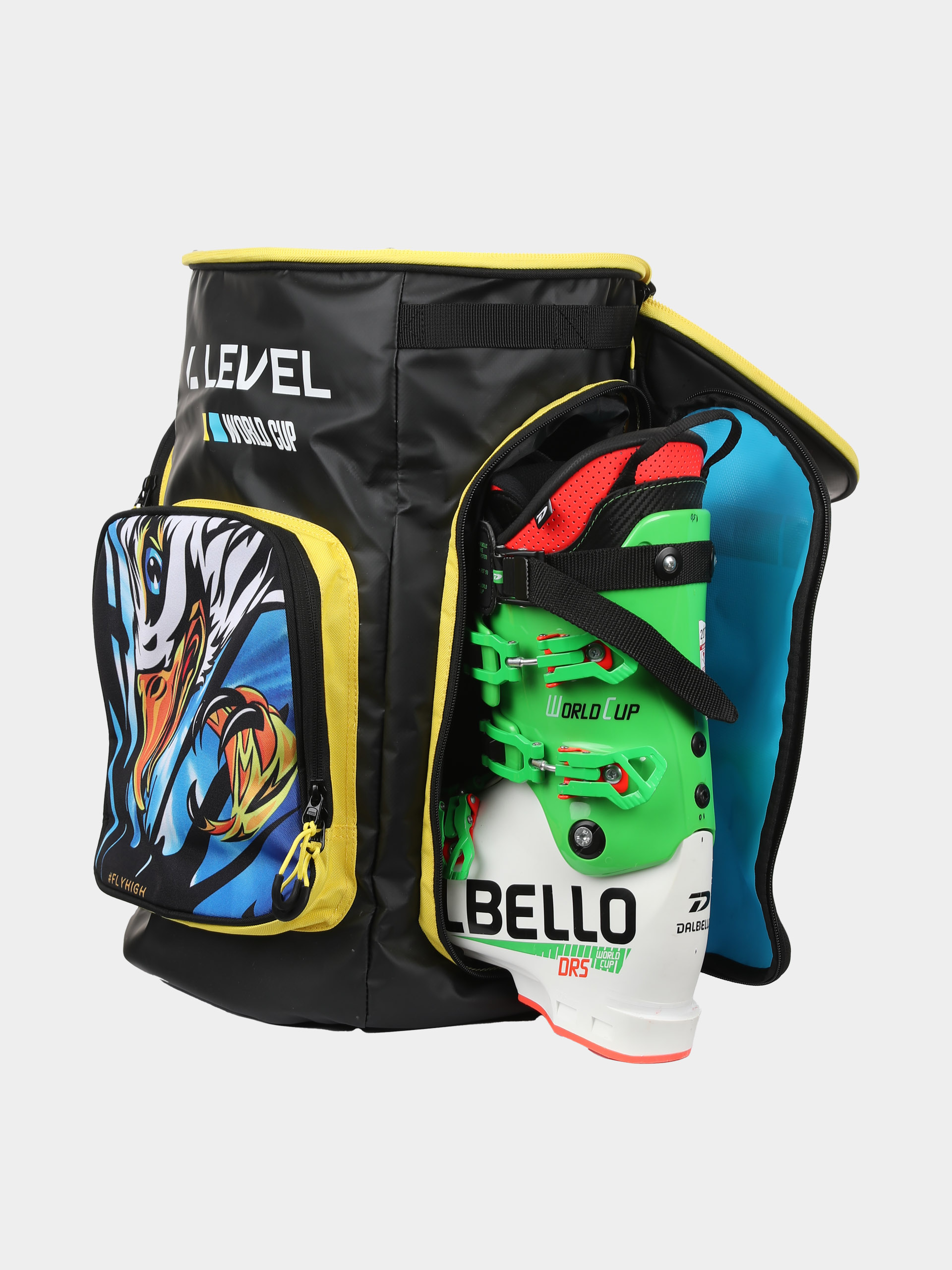 Plecak Level Ski Team 40Lt (yellow blue)