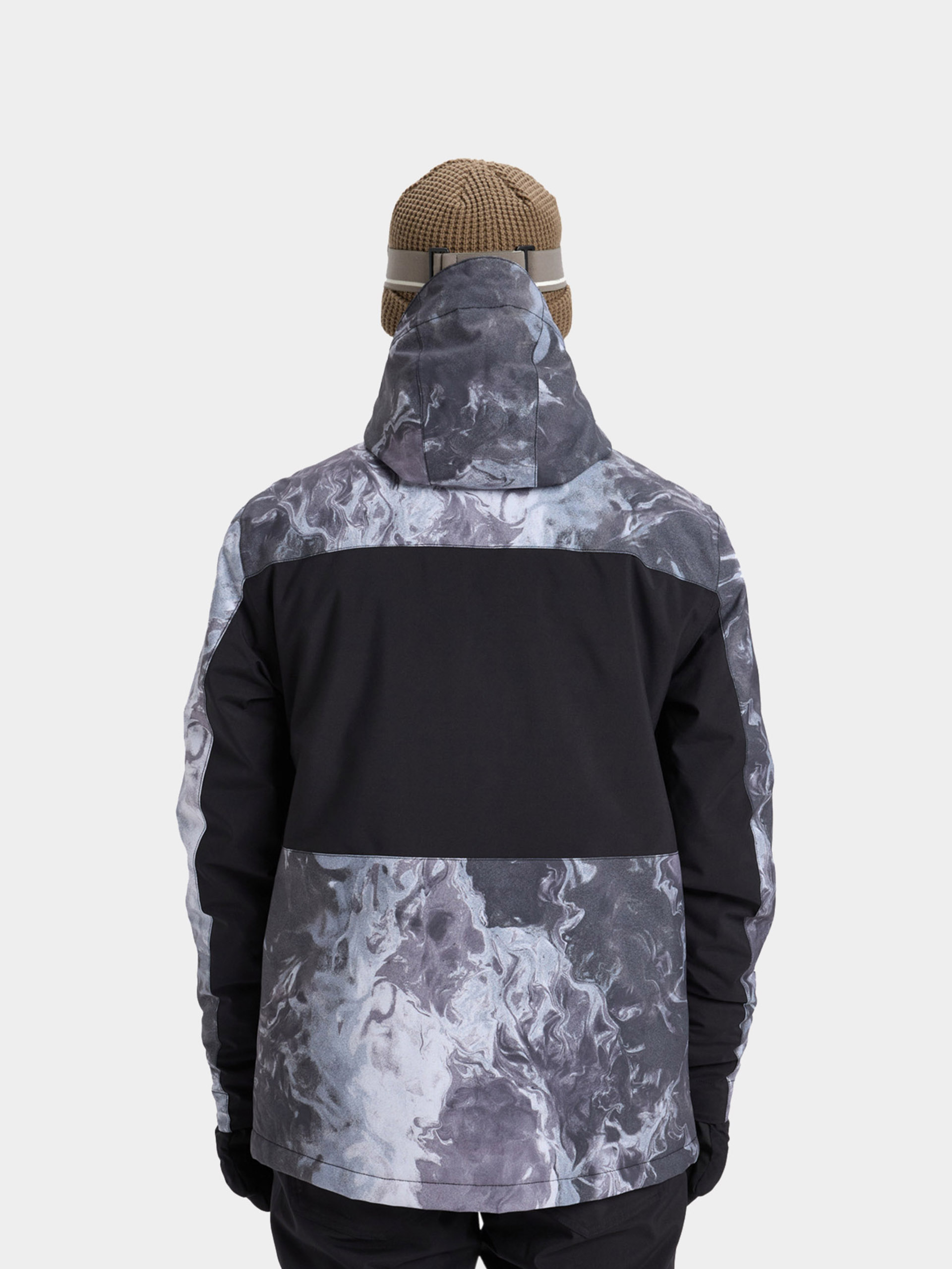 Męska Kurtka snowboardowa Quiksilver Sycamore Printed (true black)