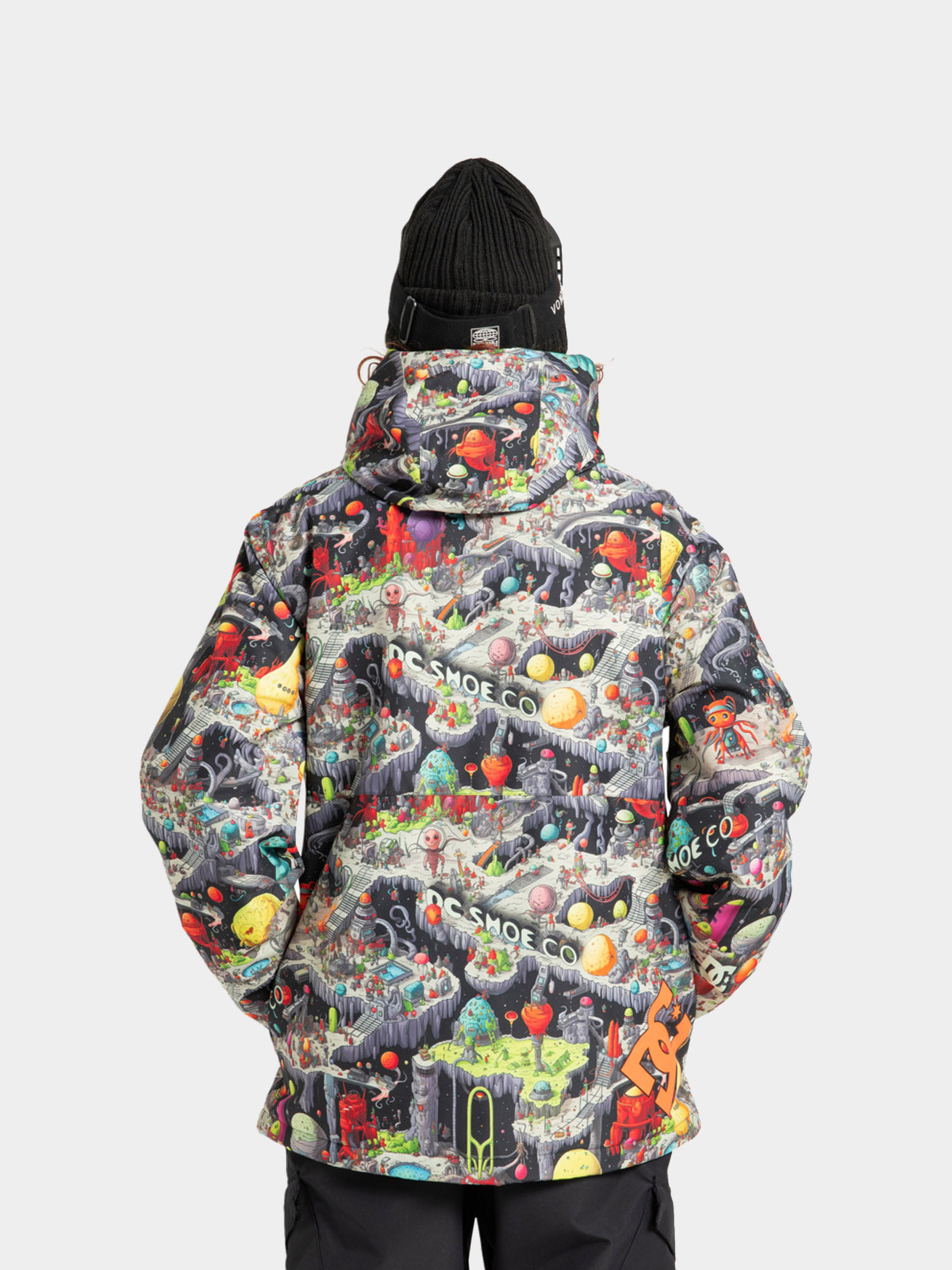 Kurtka snowboardowa DC Basis Print (outer world black)