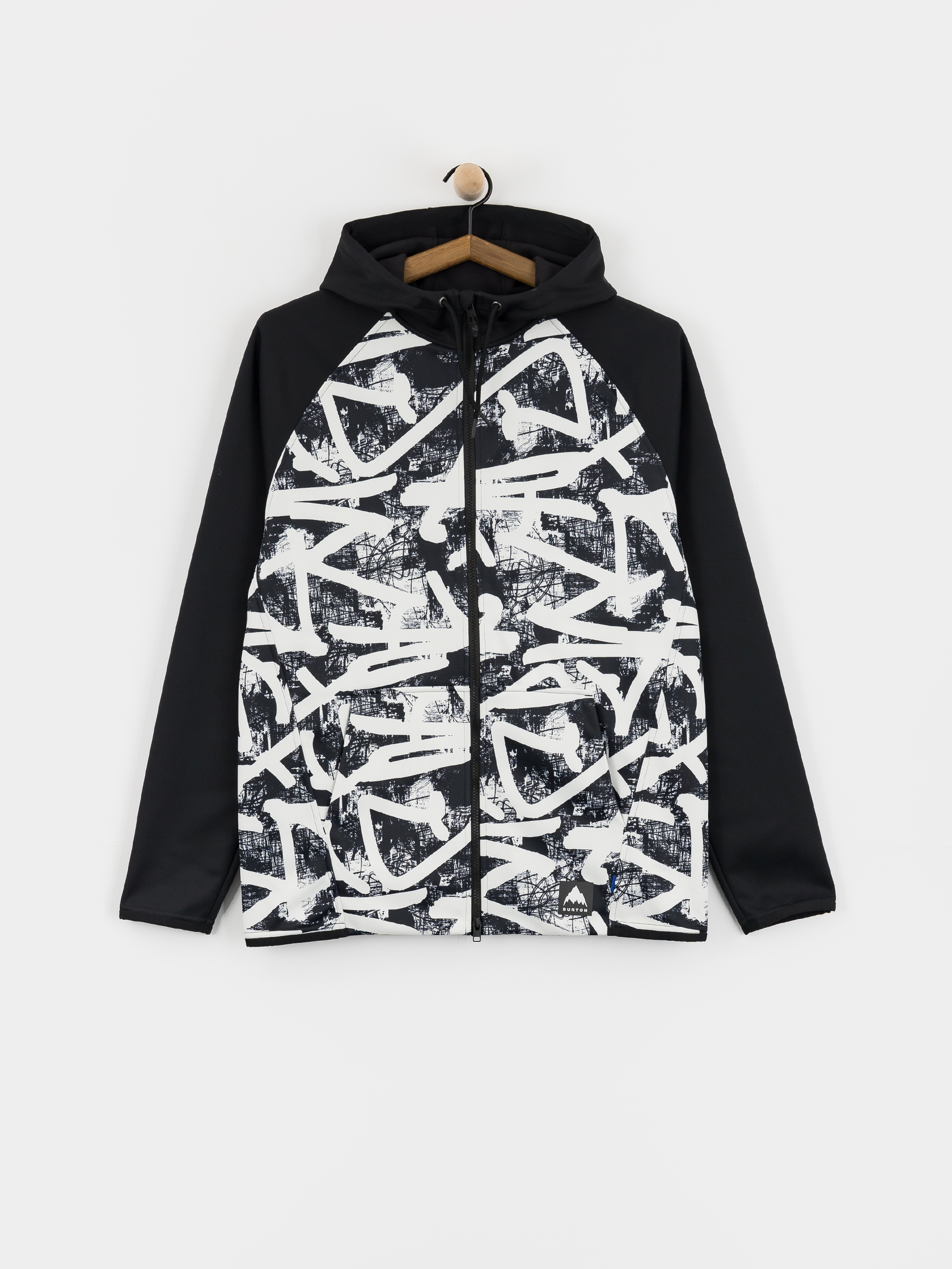 Męska Bluza aktywna Burton Crown ZHD (city streets/true black)