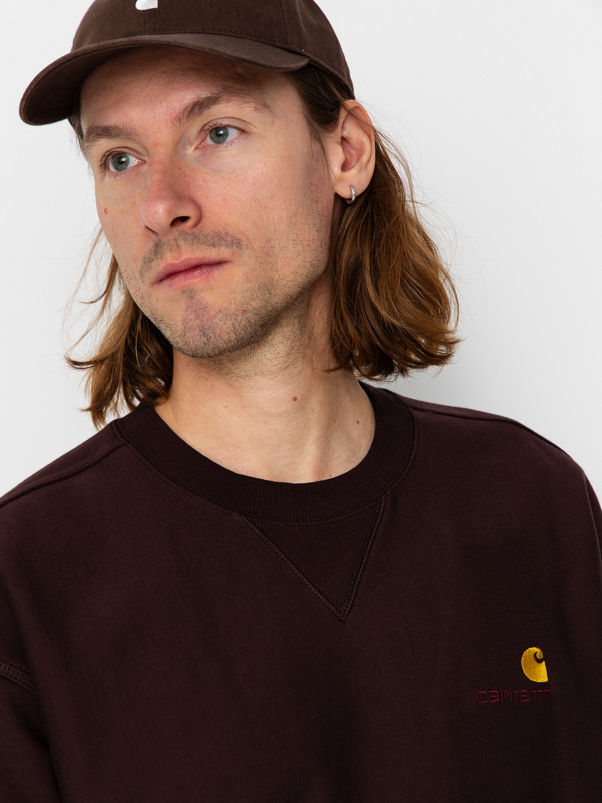 Bluza Carhartt WIP American Script (palisander)