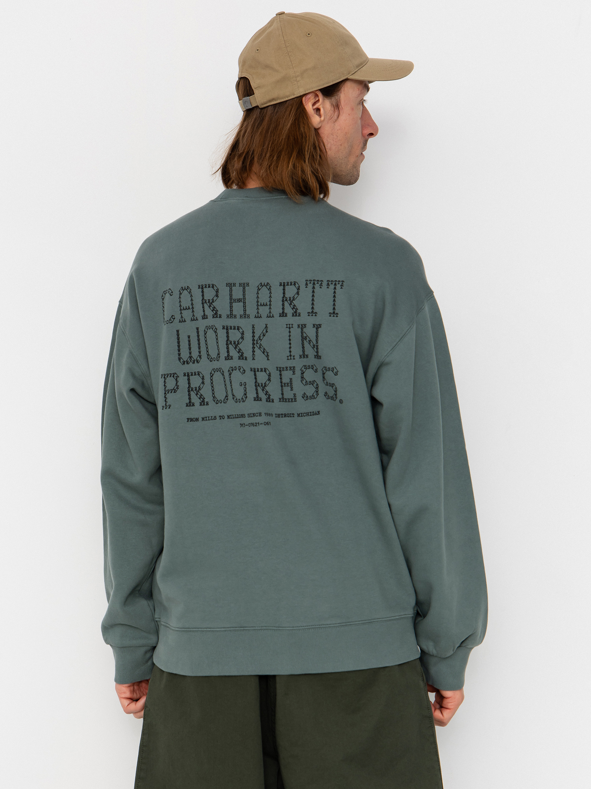 Bluza Carhartt WIP Punched (velvet green)
