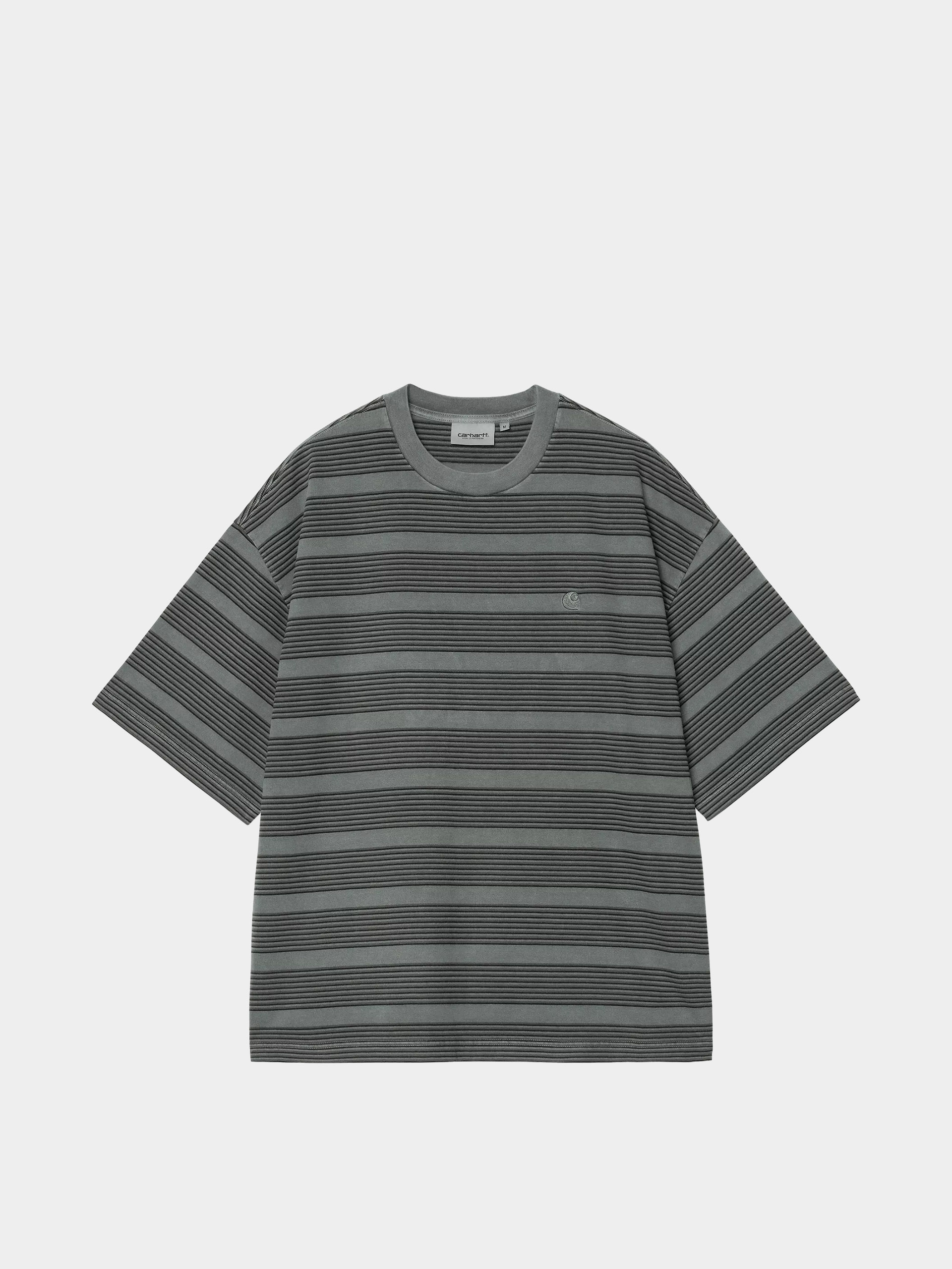 T-shirt Carhartt WIP Hanson (hanson stripe/kale green)