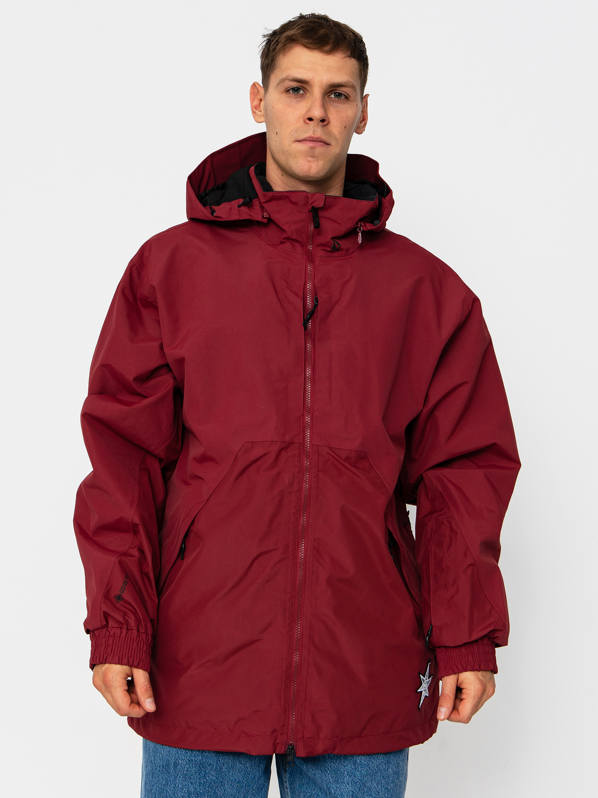 Kurtka snowboardowa Volcom Longo Gore Tex (burnt red)