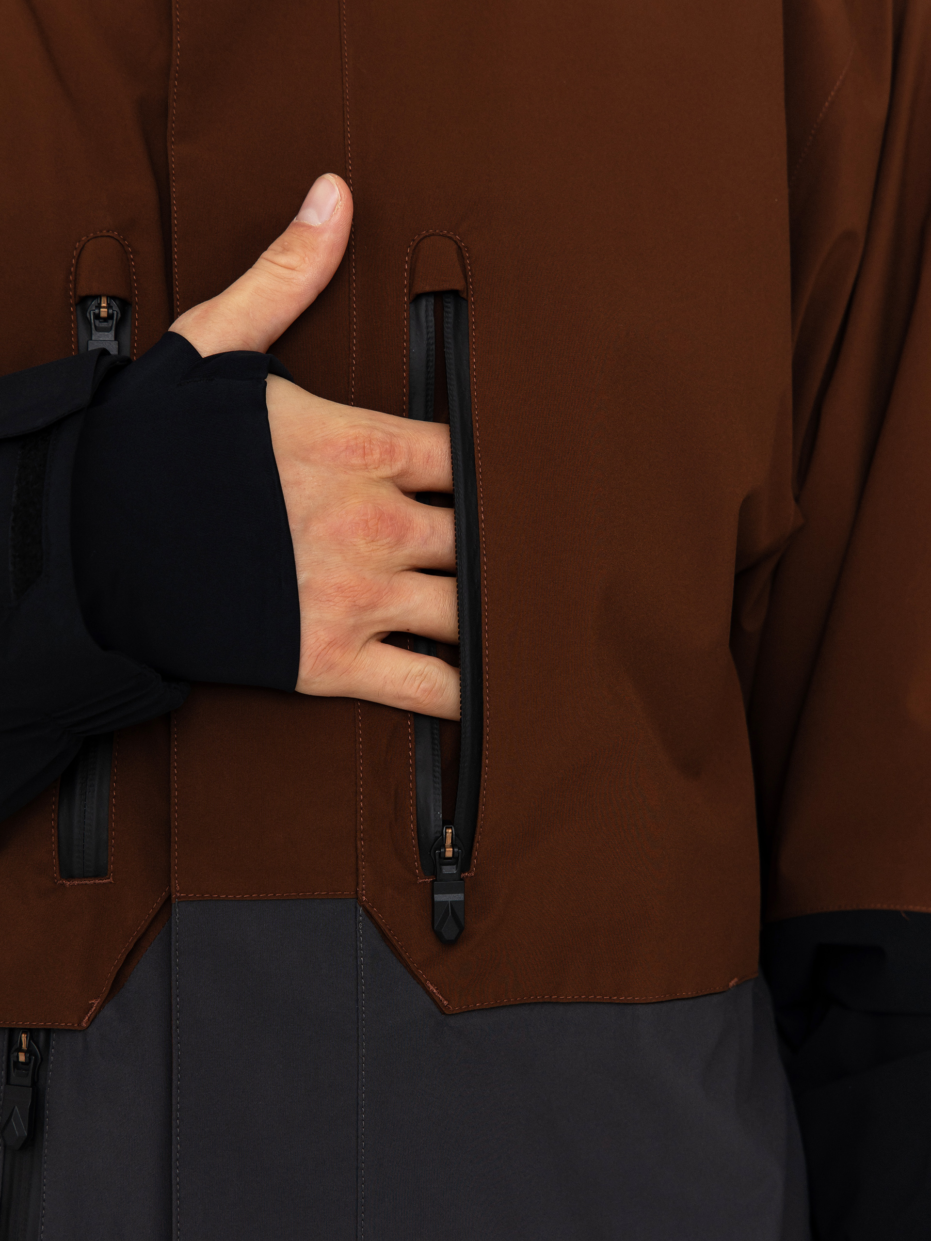 Męska Kurtka snowboardowa Volcom Rnge Stretch 30K (brown)