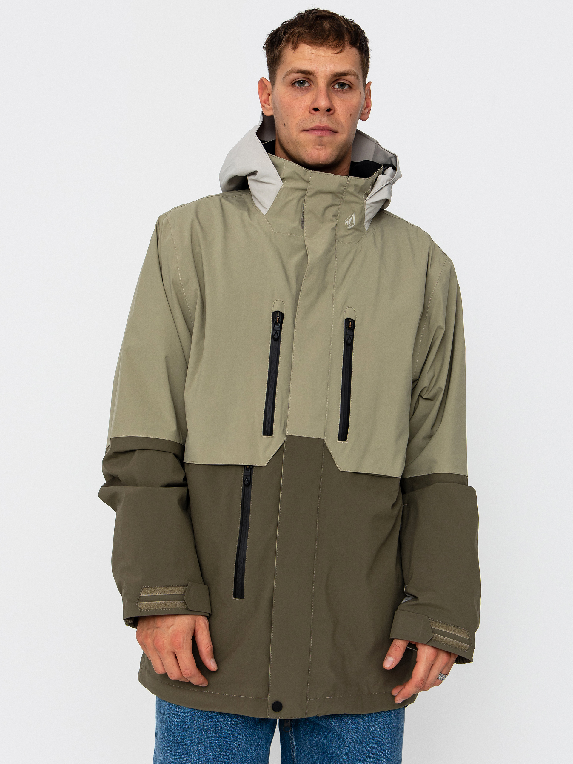 Męska Kurtka snowboardowa Volcom Rnge Stretch 30K (moss green)