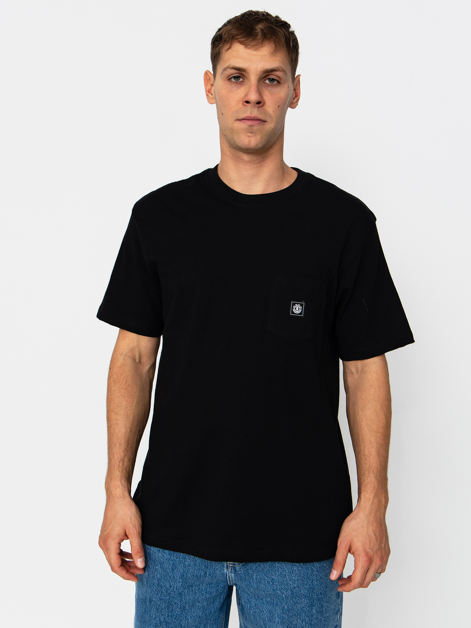 T-shirt Element Icon Label Pocket (flint black)