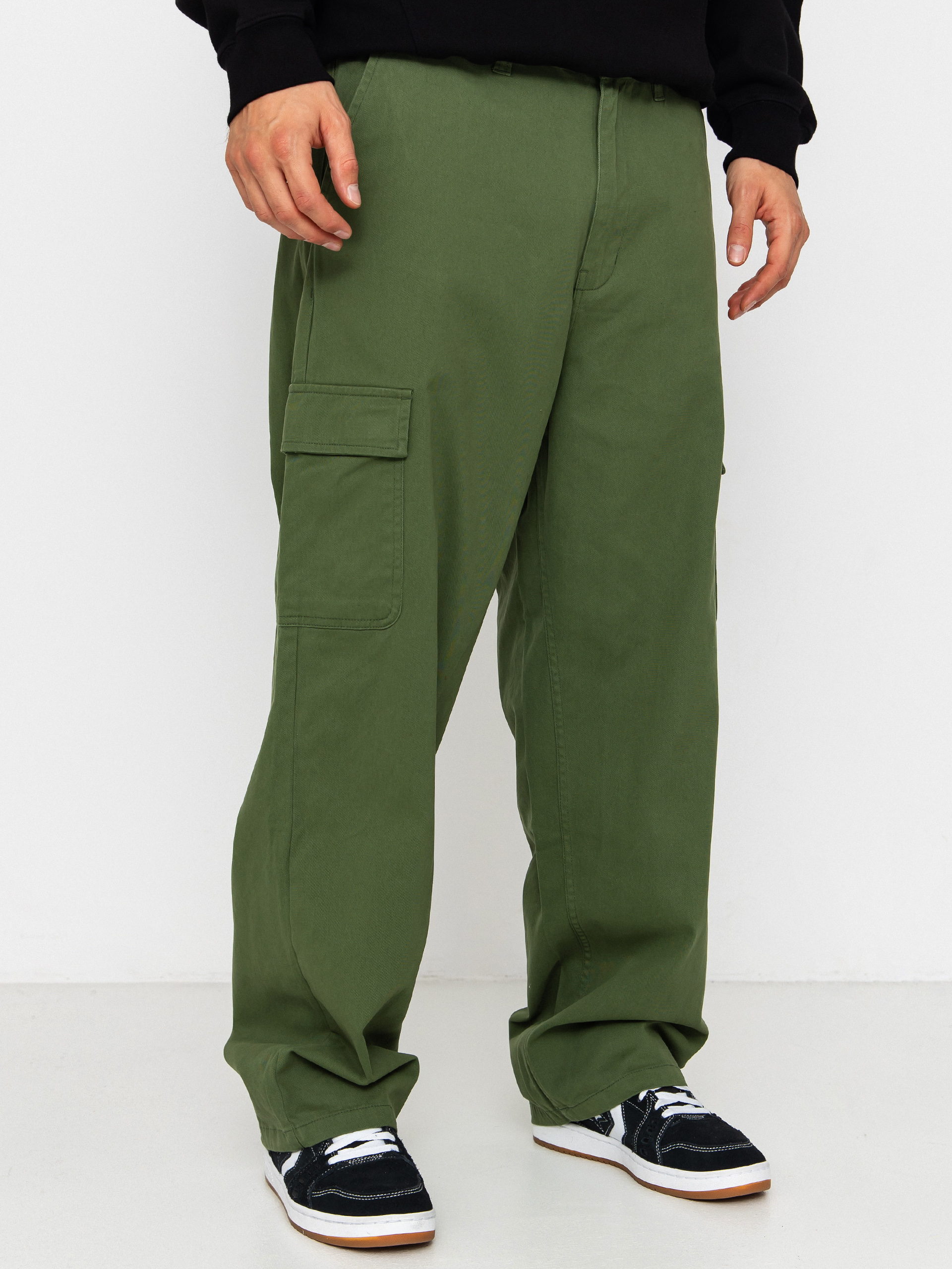 Spodnie DC Worker Baggy Chino Cargo (bronze green)